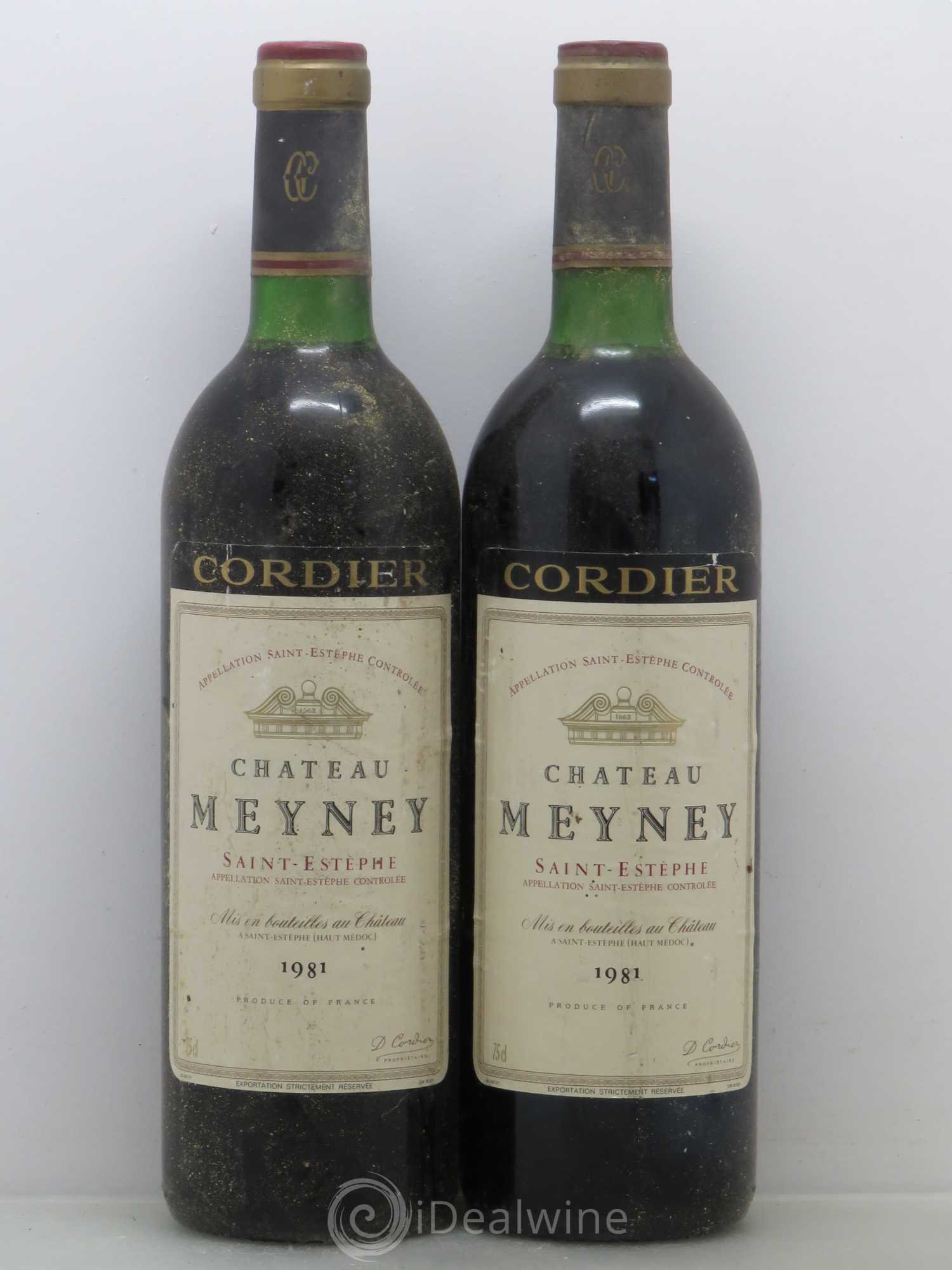 Château Meyney 1981 - Lot de 2 bouteilles - 0