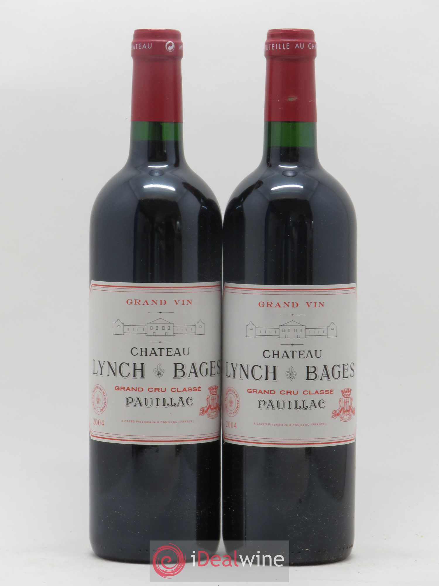 Château Lynch Bages 5ème Grand Cru Classé 2004 - Lot de 2 bouteilles - 0