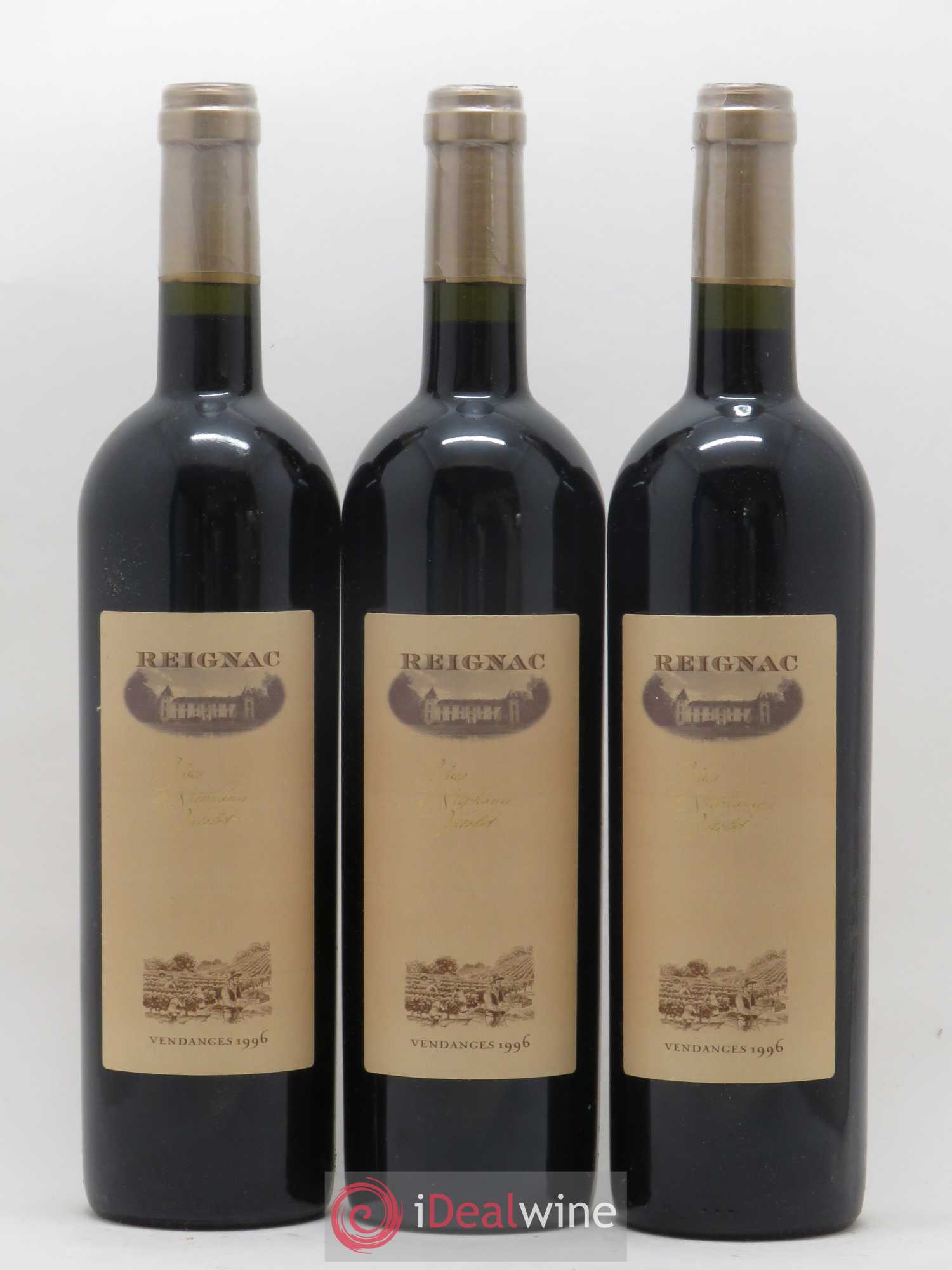 Grand vin de Reignac 1996 - Lot de 6 bouteilles - 3