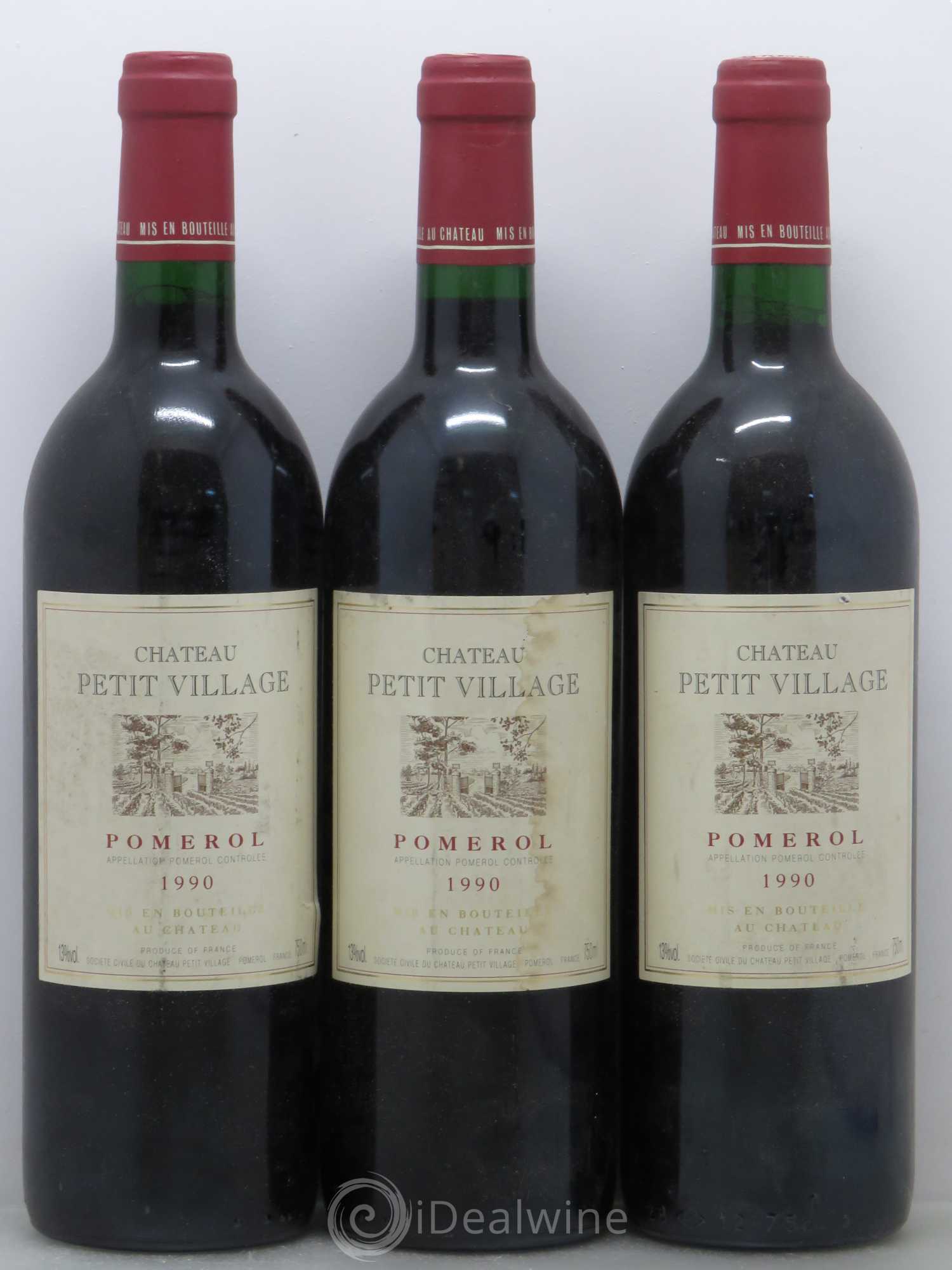 Château Petit Village 1990 - Lot de 6 bouteilles - 2