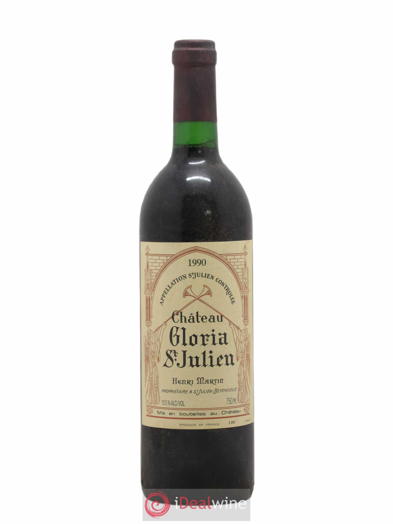 Château Gloria 1990 - Lot de 1 bouteille - 0