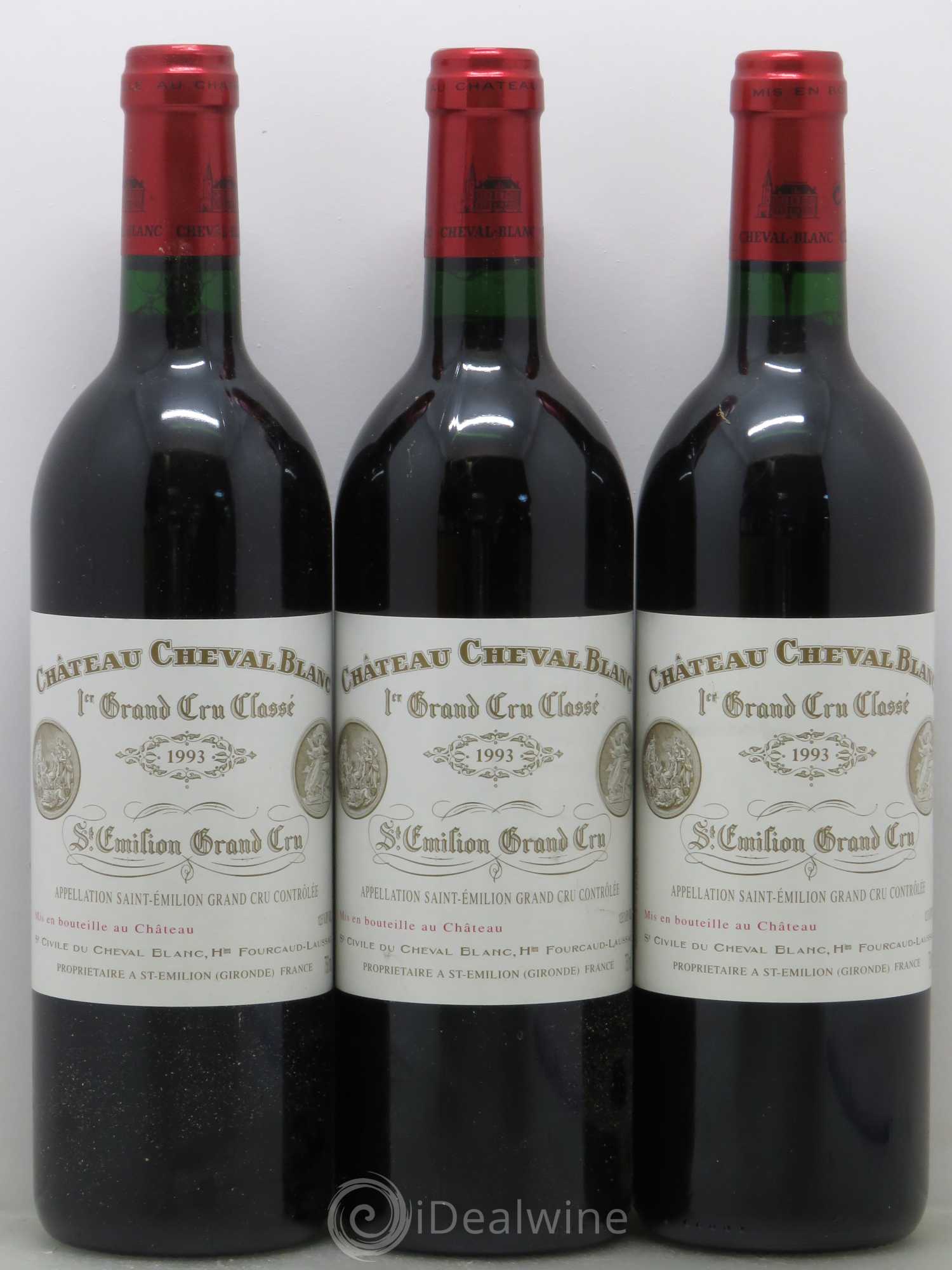 Château Cheval Blanc 1er Grand Cru Classé A 1993 - Lot de 6 bouteilles - 1
