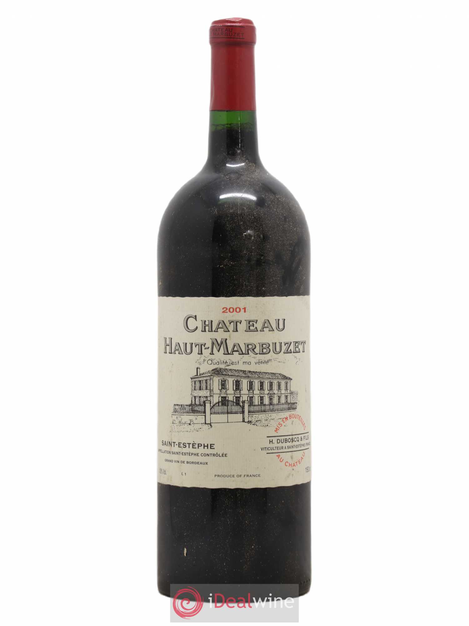 Château Haut Marbuzet 2001 - Lot de 1 magnum - 0
