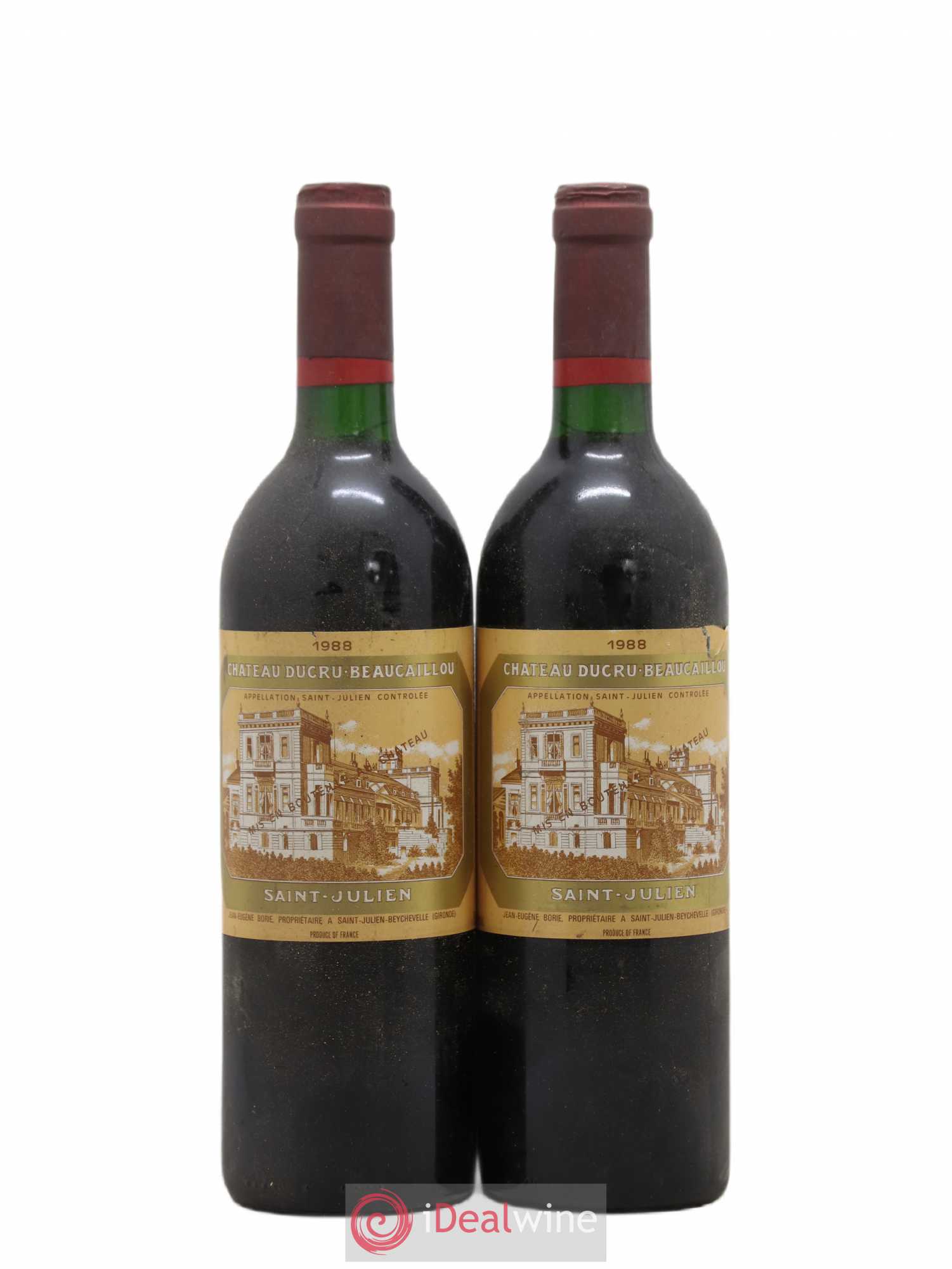 Château Ducru Beaucaillou 2ème Grand Cru Classé 1988 - Lot de 2 bouteilles - 0