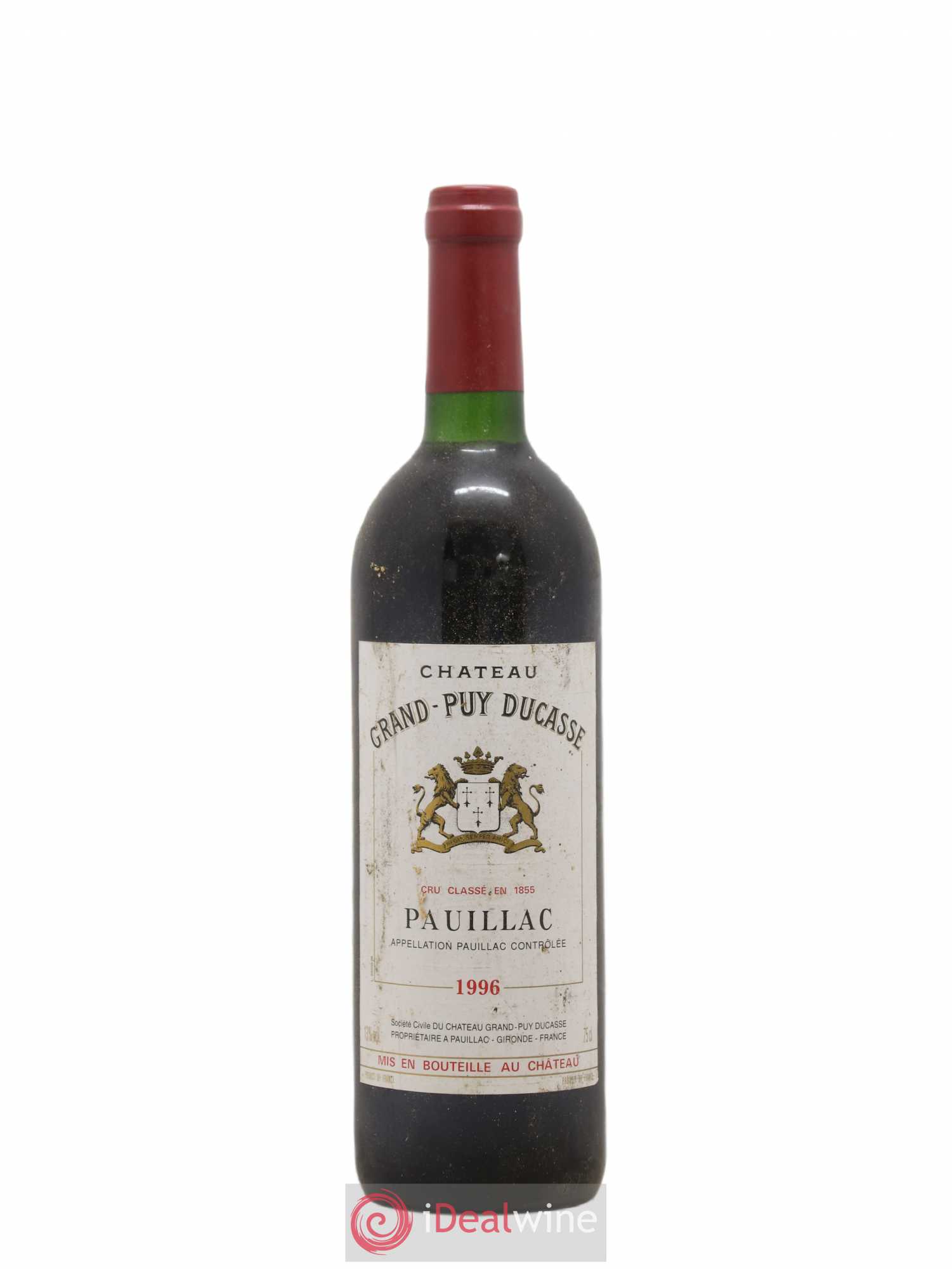 Château Grand Puy Ducasse 5ème Grand Cru Classé 1996 - Lot de 1 bouteille - 0