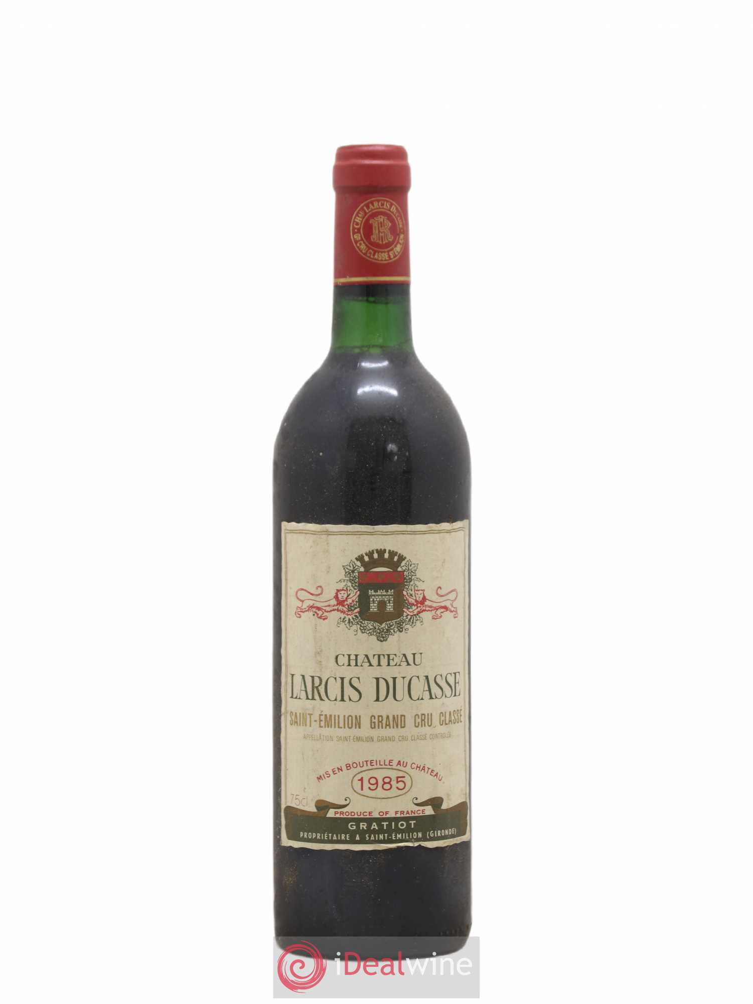 Château Larcis Ducasse 1er Grand Cru Classé B 1985 - Lot de 1 bouteille - 0