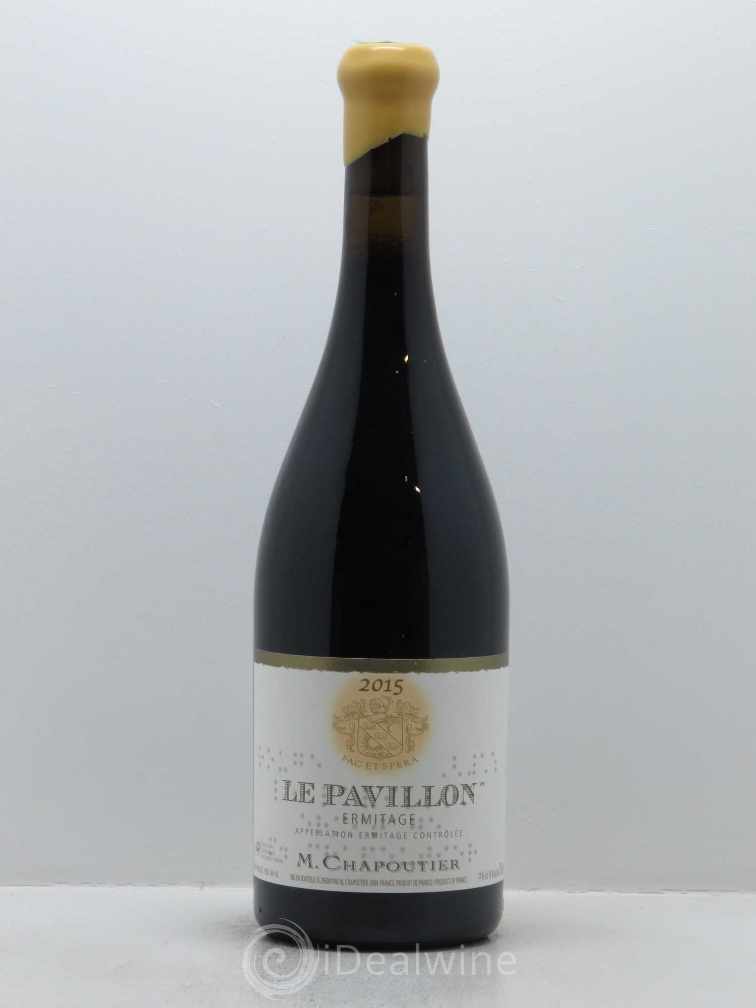 Hermitage Ermitage Le Pavillon Chapoutier 2015 - Lot de 1 bouteille - 0