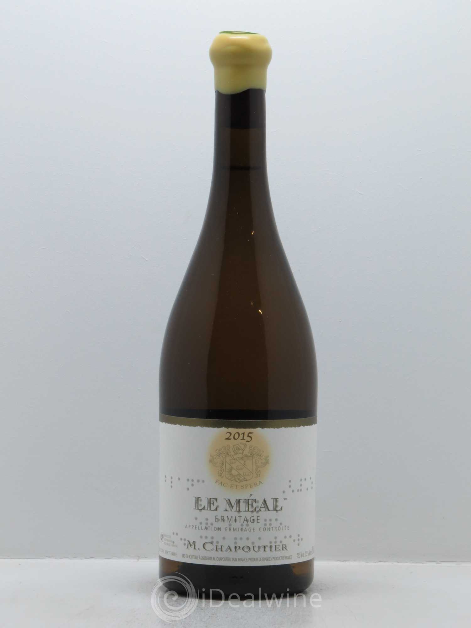 Hermitage Ermitage Le Méal Chapoutier 2015 - Lot de 1 bouteille - 0