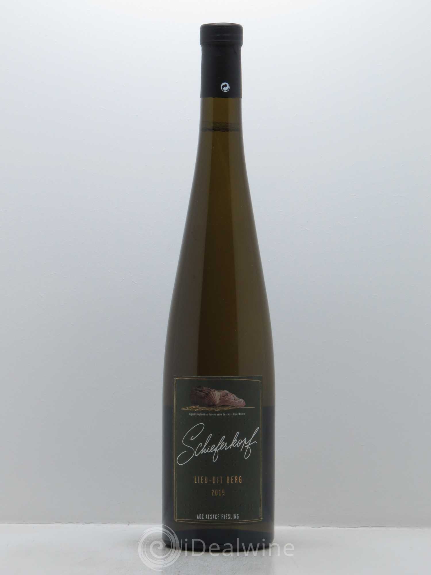 Alsace Riesling Lieu-dit Berg Schieferkopf - Chapoutier 2015 - Lot de 1 bouteille - 0