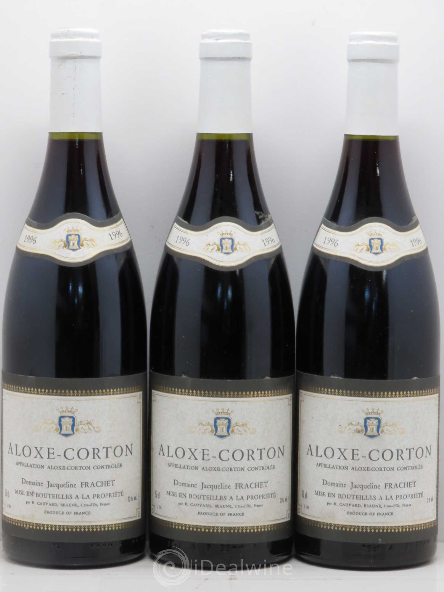 Aloxe-Corton Domaine Jacqueline Frachet 1996 - Posten von 6 Flaschen - 2