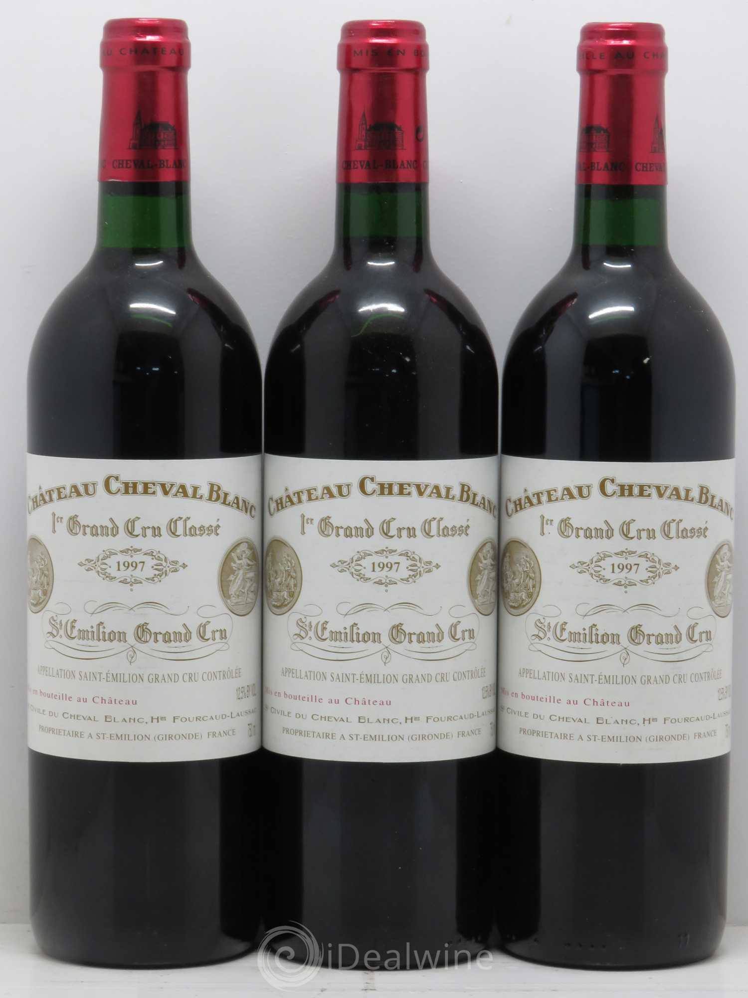 Château Cheval Blanc 1er Grand Cru Classé A 1997 - Lot de 6 bouteilles - 1