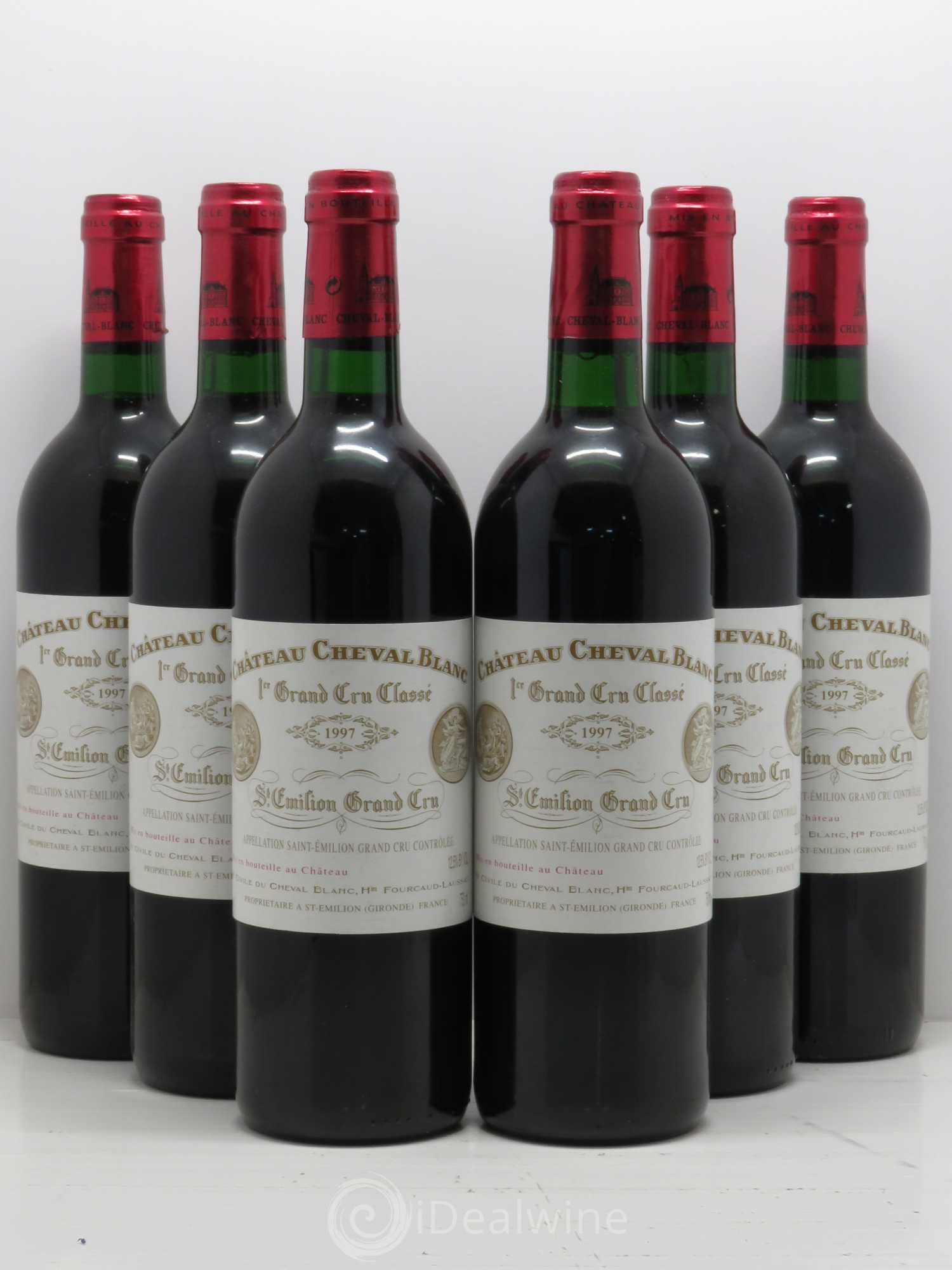 Château Cheval Blanc 1er Grand Cru Classé A 1997 - Lot de 6 bouteilles - 0