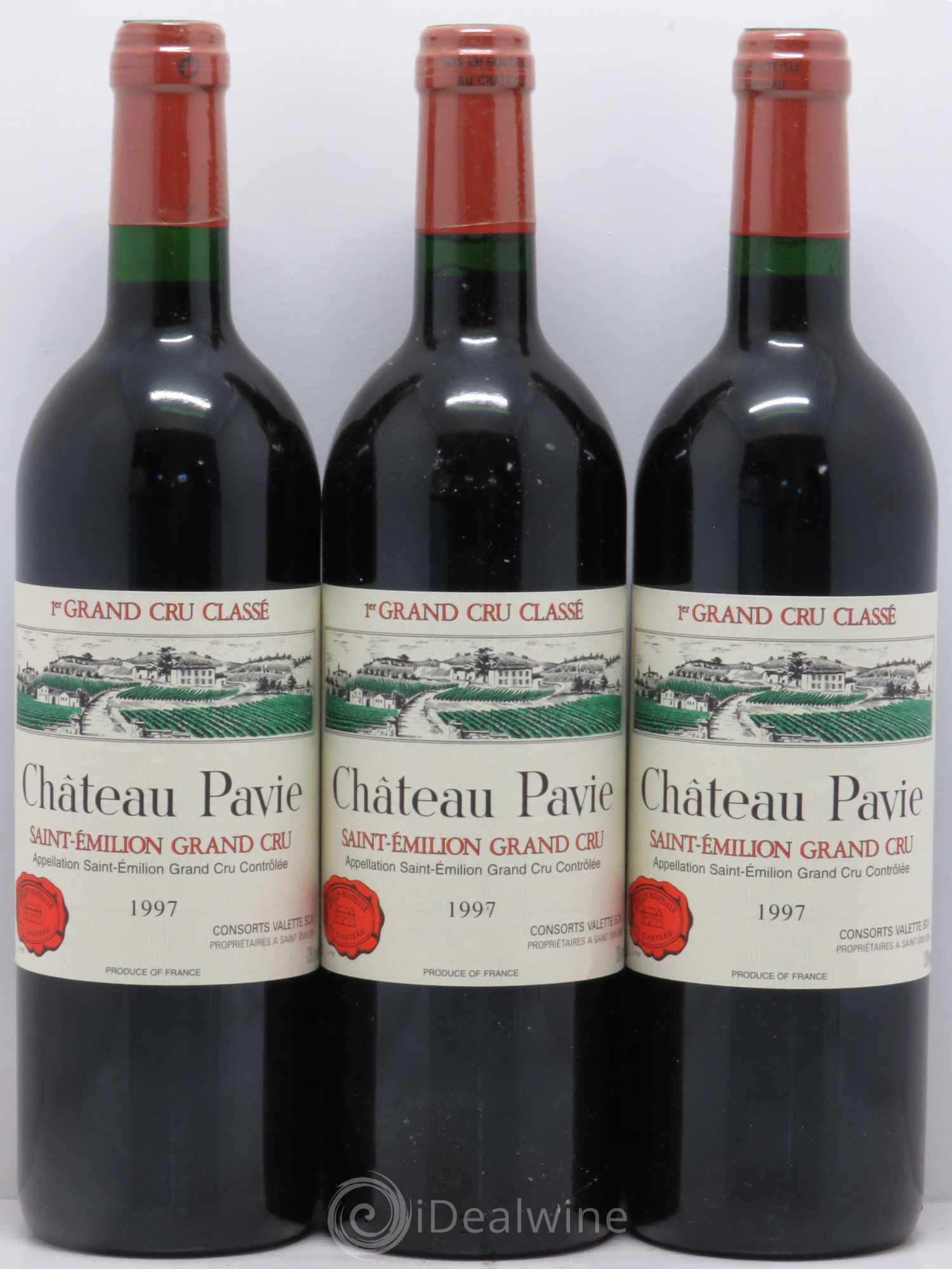 Château Pavie 1er Grand Cru Classé A 1997 - Lotto di 12 bottiglie - 1