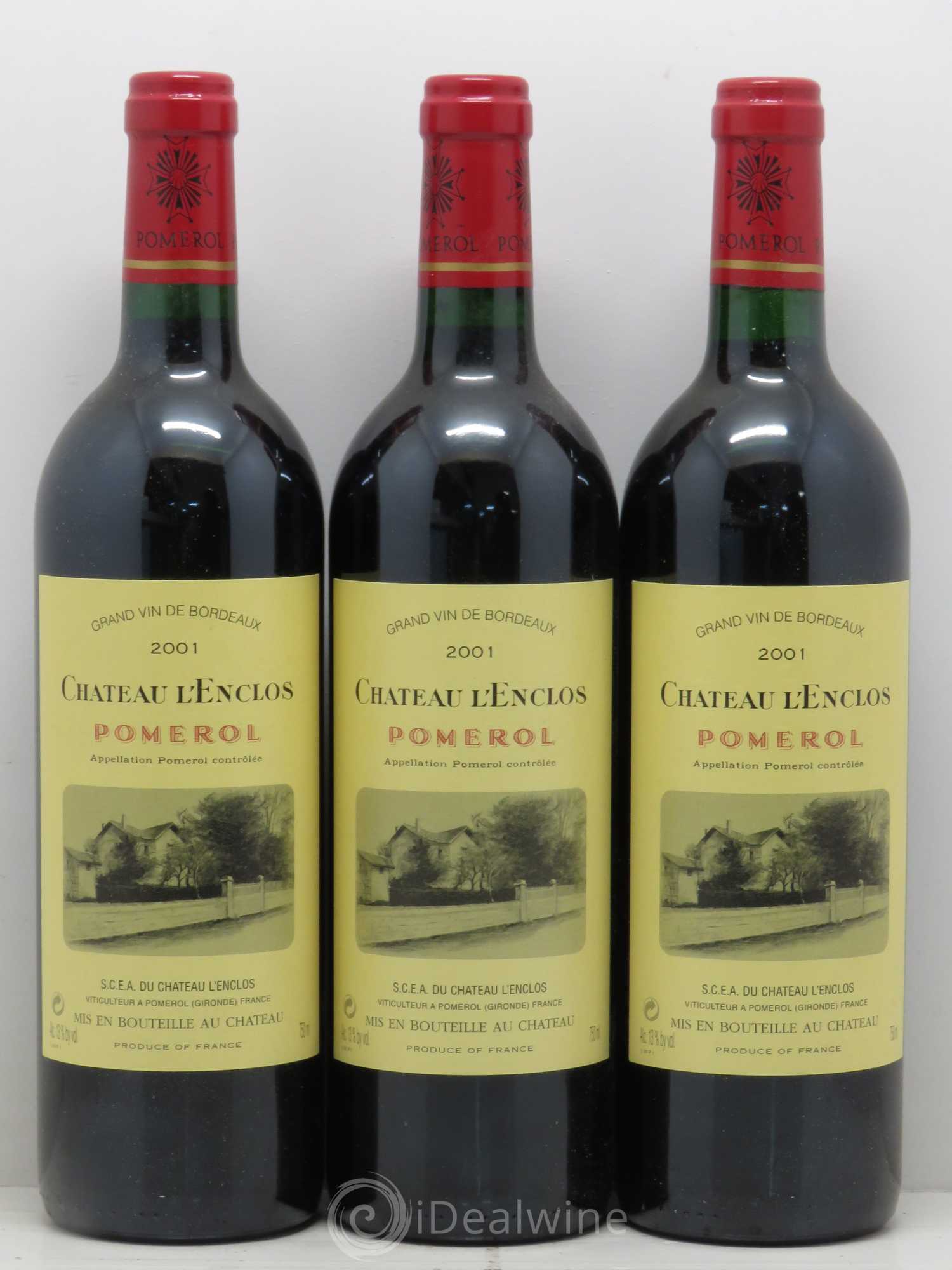 Château l' Enclos 2001 - Lot de 12 bouteilles - 1