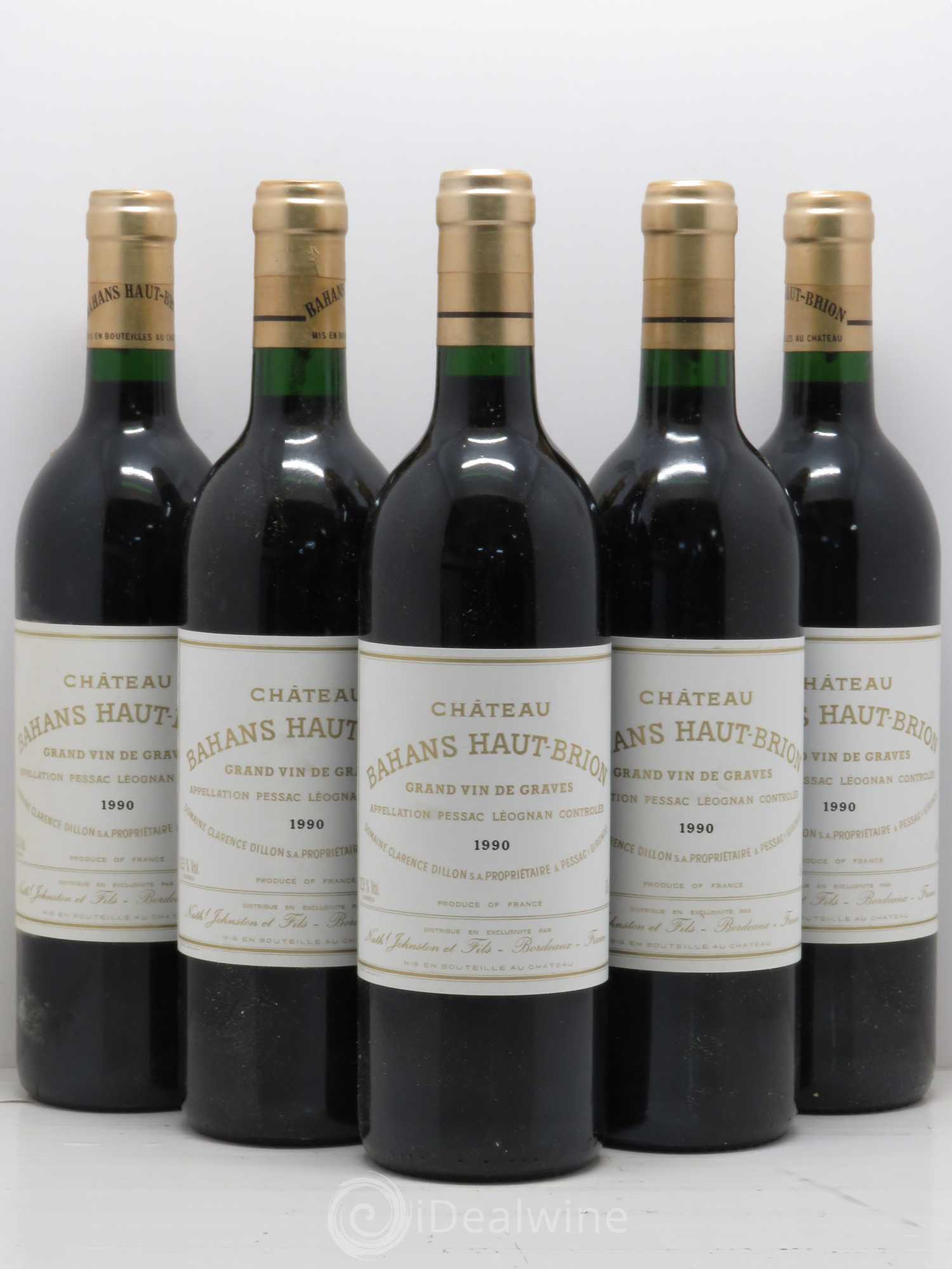 Clarence (Bahans) de Haut-Brion Second Vin 1990 - Lot de 5 bouteilles - 0