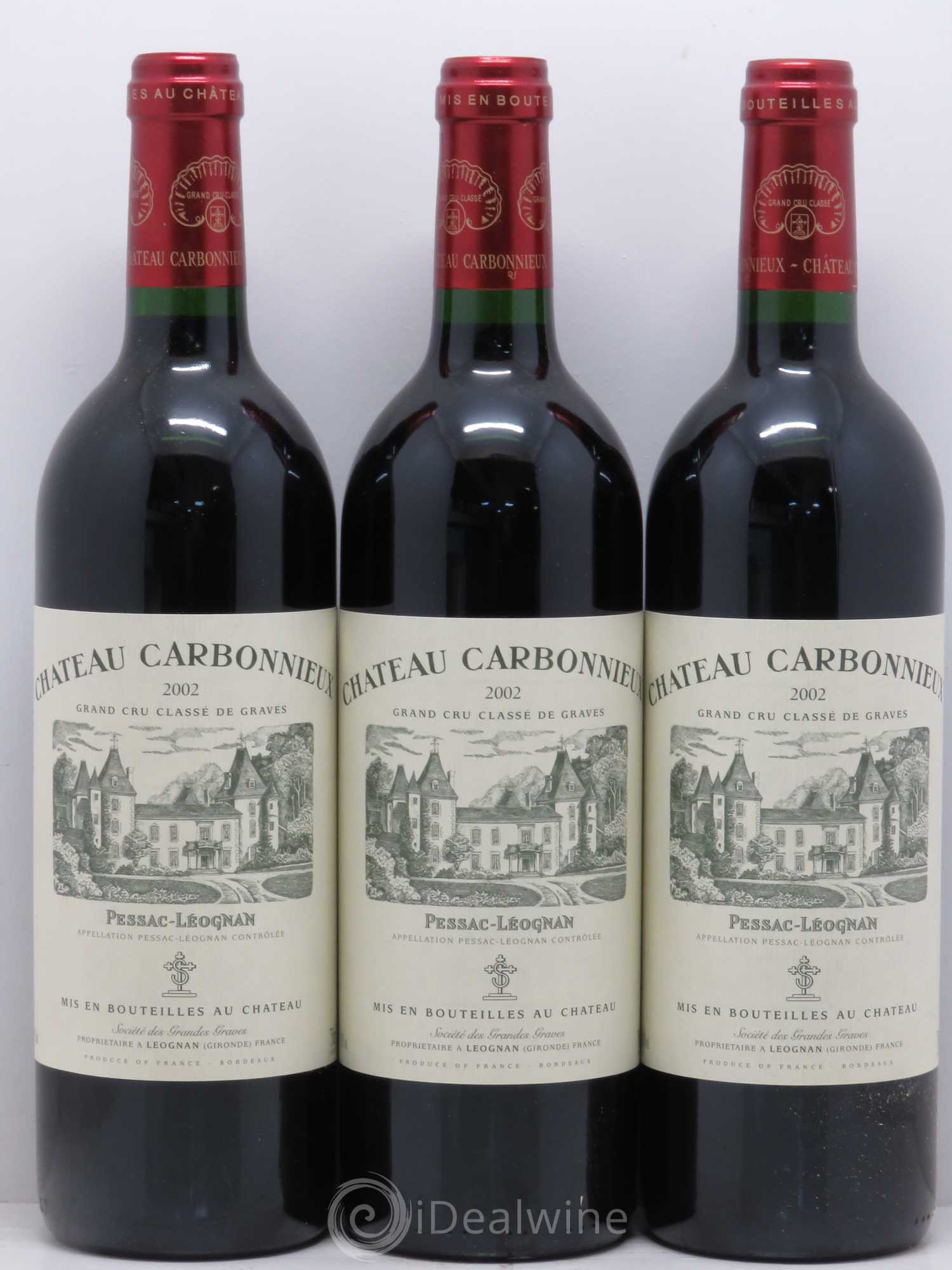 Château Carbonnieux Cru Classé de Graves 2002 - Lot de 12 bouteilles - 3