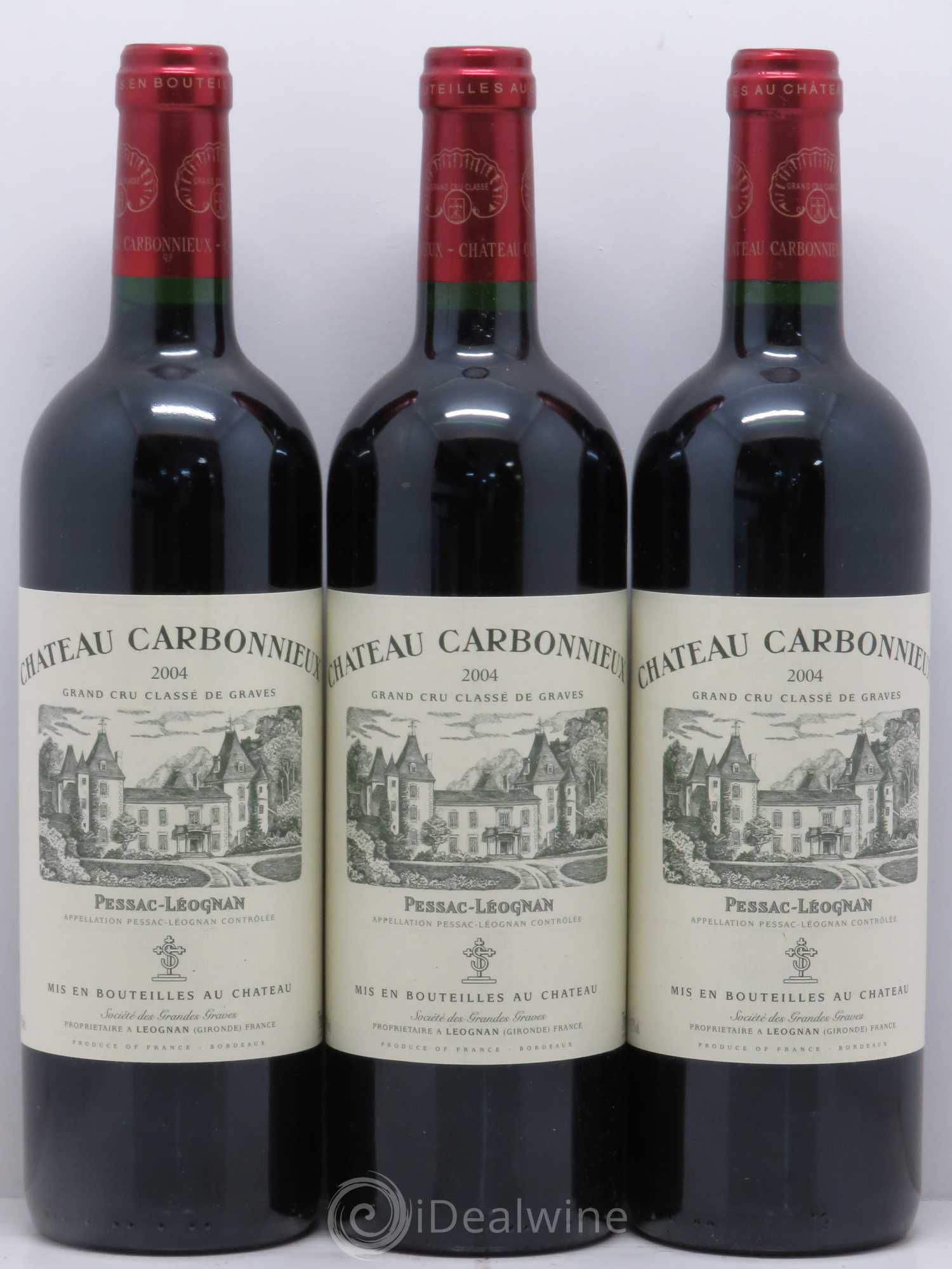 Château Carbonnieux Cru Classé de Graves 2004 - Lot de 6 bouteilles - 1