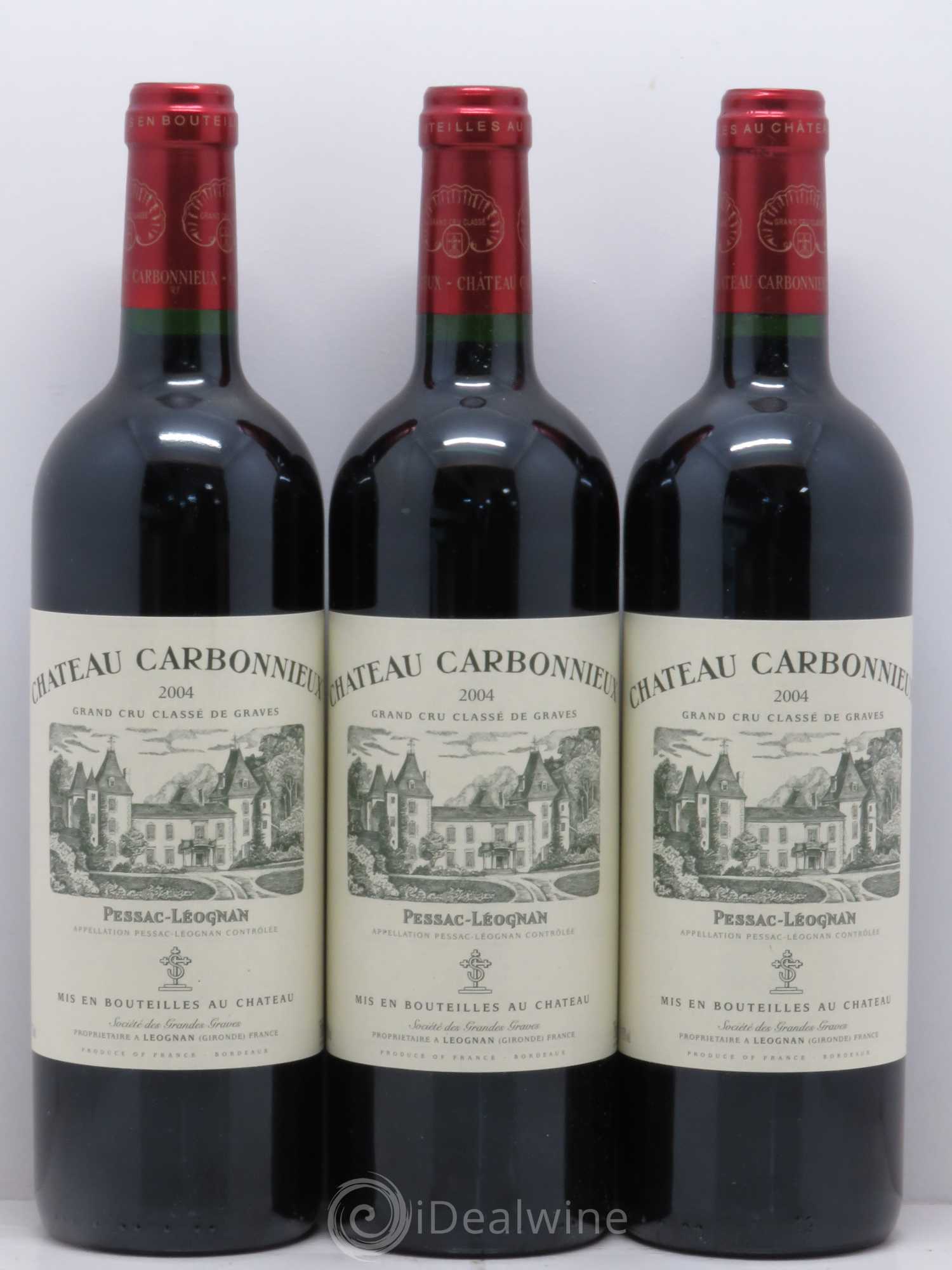 Château Carbonnieux Cru Classé de Graves 2004 - Lot de 6 bouteilles - 2