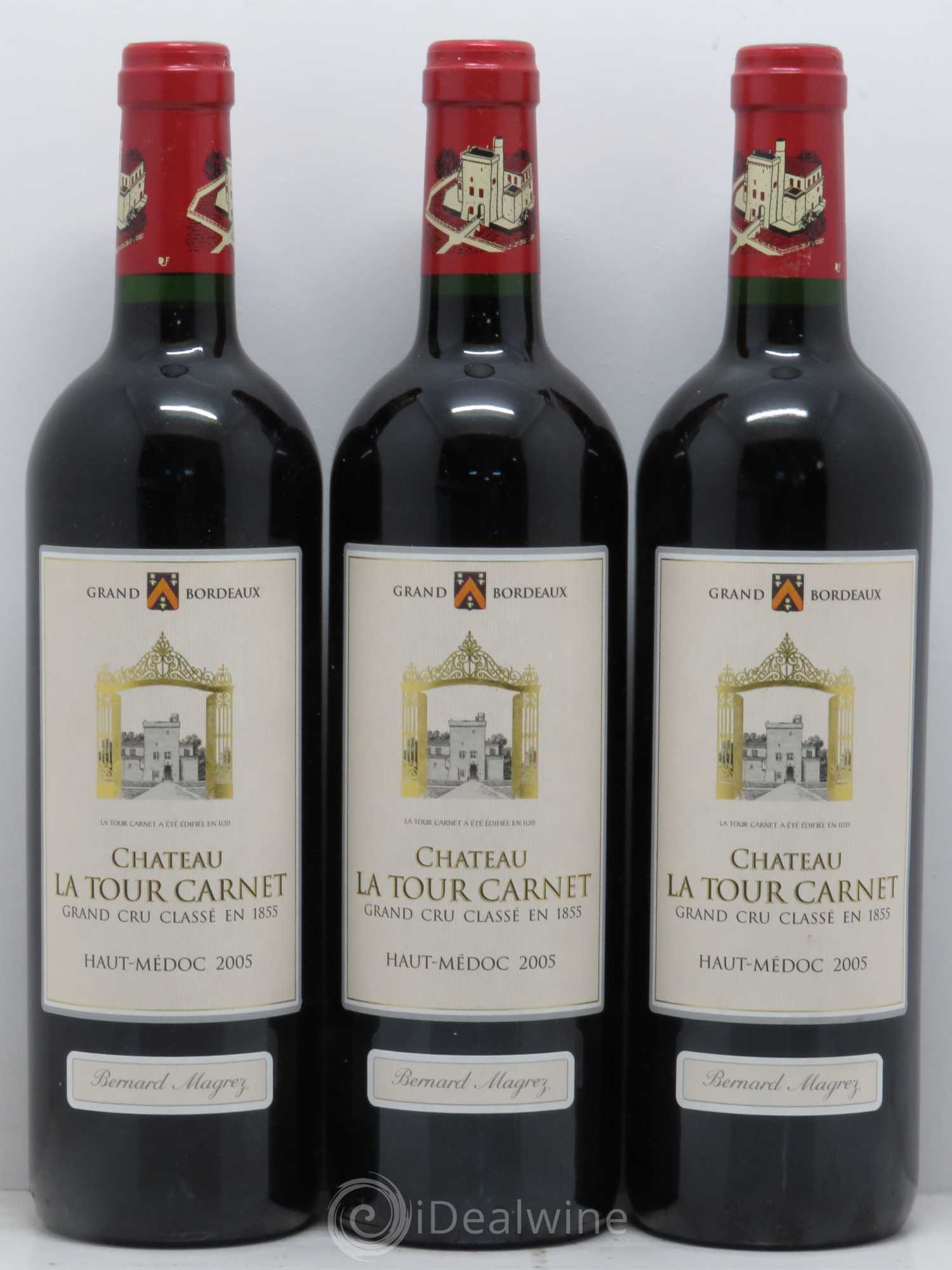Château la Tour Carnet 4ème Grand Cru Classé 2005 - Lot de 6 bouteilles - 2