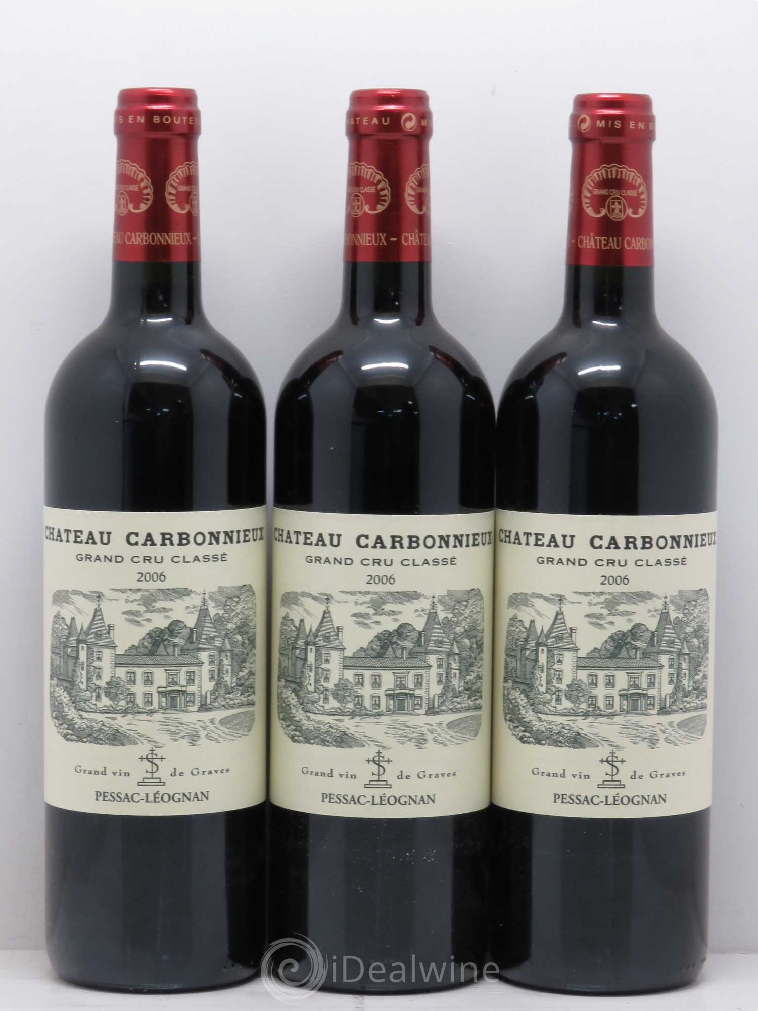 Château Carbonnieux Cru Classé de Graves 2006 - Lot de 6 bouteilles - 1