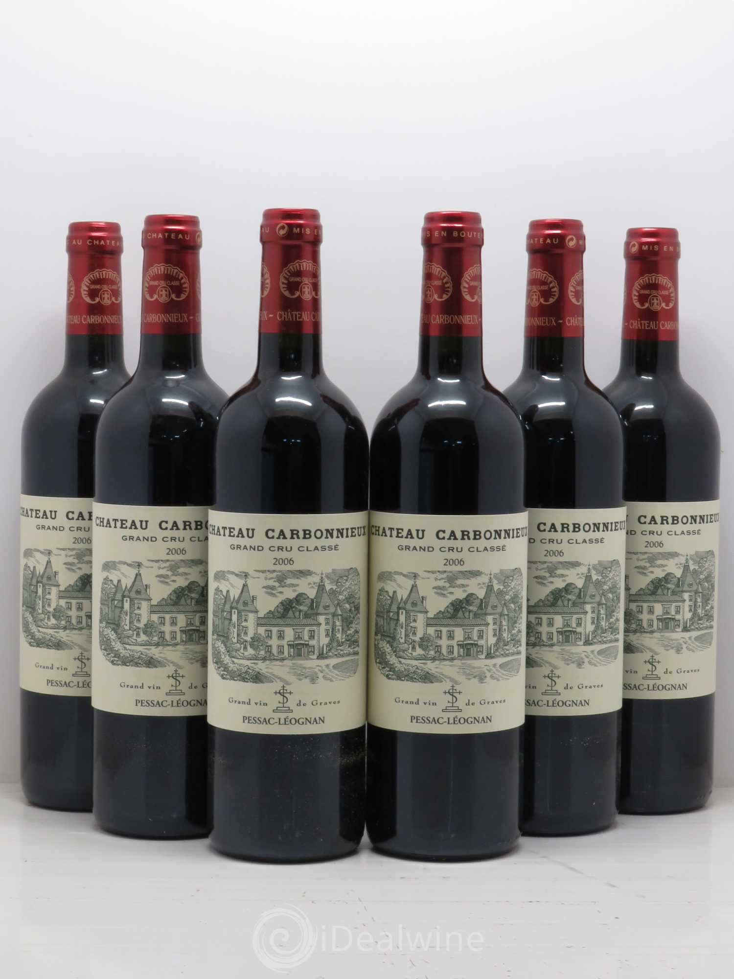 Château Carbonnieux Cru Classé de Graves 2006 - Lot de 6 bouteilles - 0