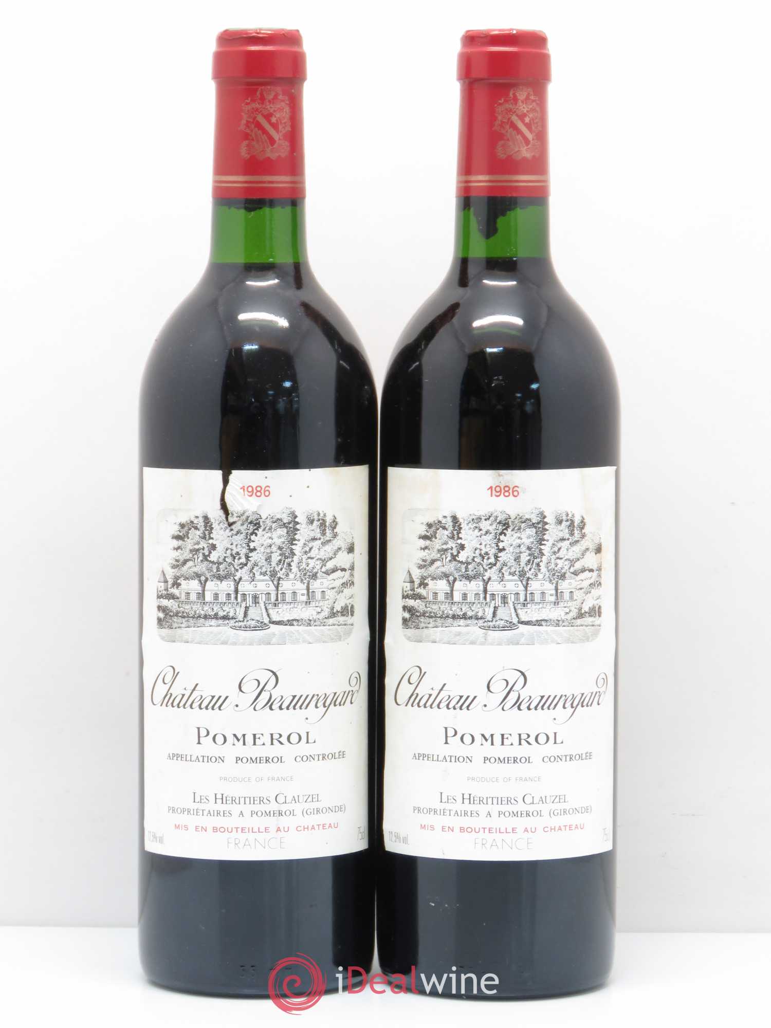 Château Beauregard 1986 - Lot de 5 bouteilles - 2