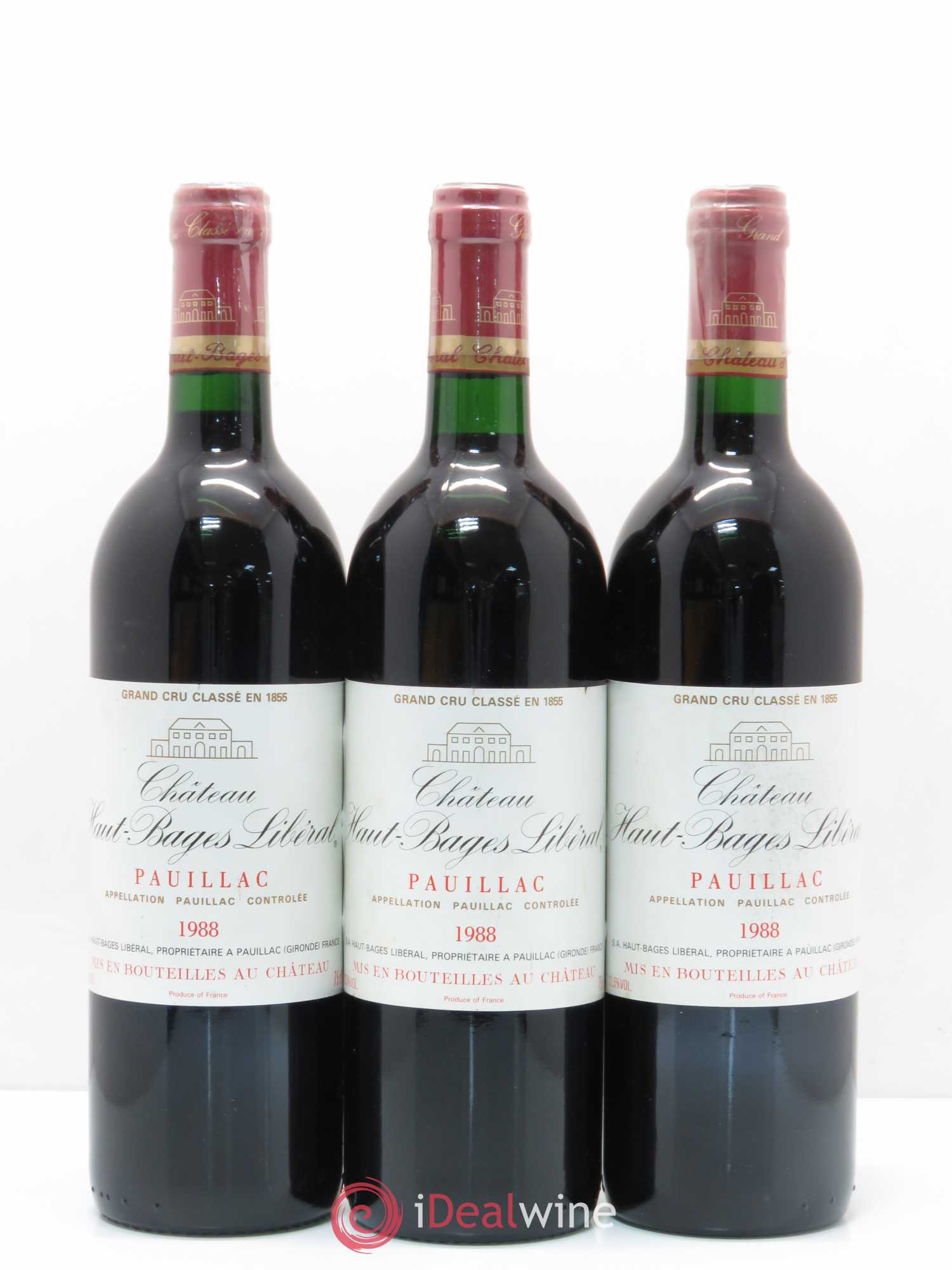 Château Haut Bages Libéral 5ème Grand Cru Classé 1988 - Lot de 6 bouteilles - 2