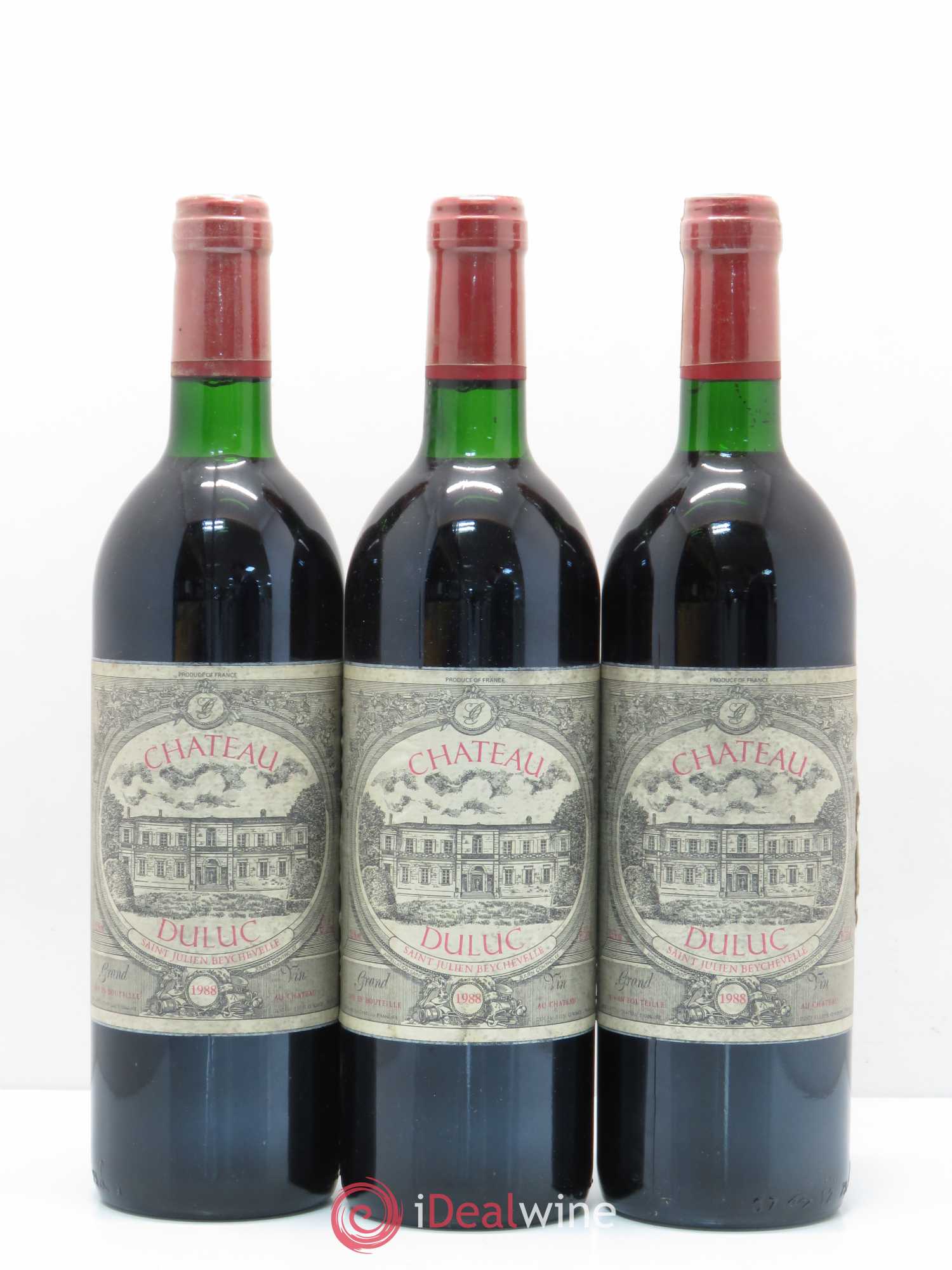 Duluc de Branaire Second Vin 1988 - Lot de 6 bouteilles - 2