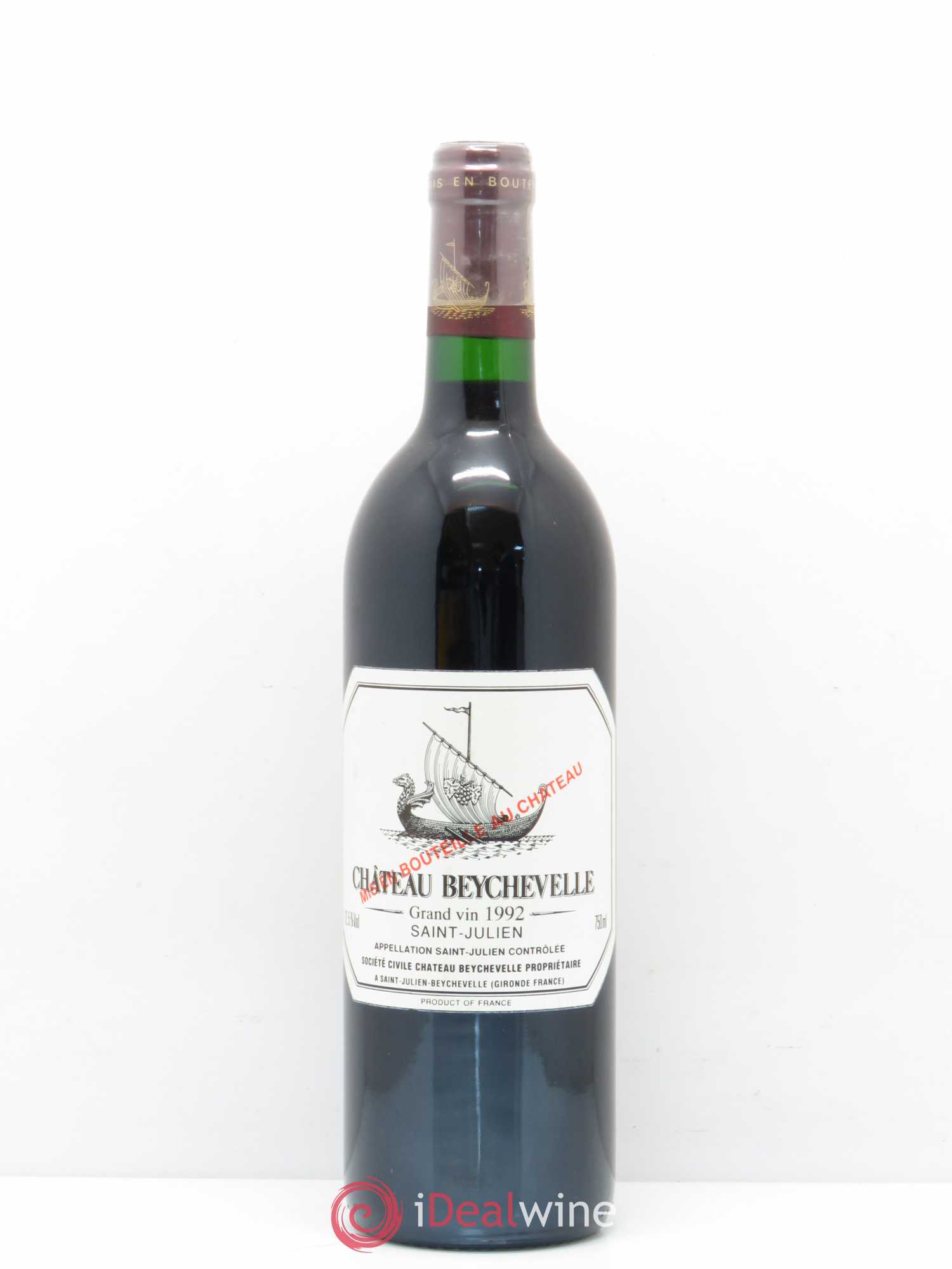 Château Beychevelle 4ème Grand Cru Classé 1992 - Lot de 1 bouteille - 0