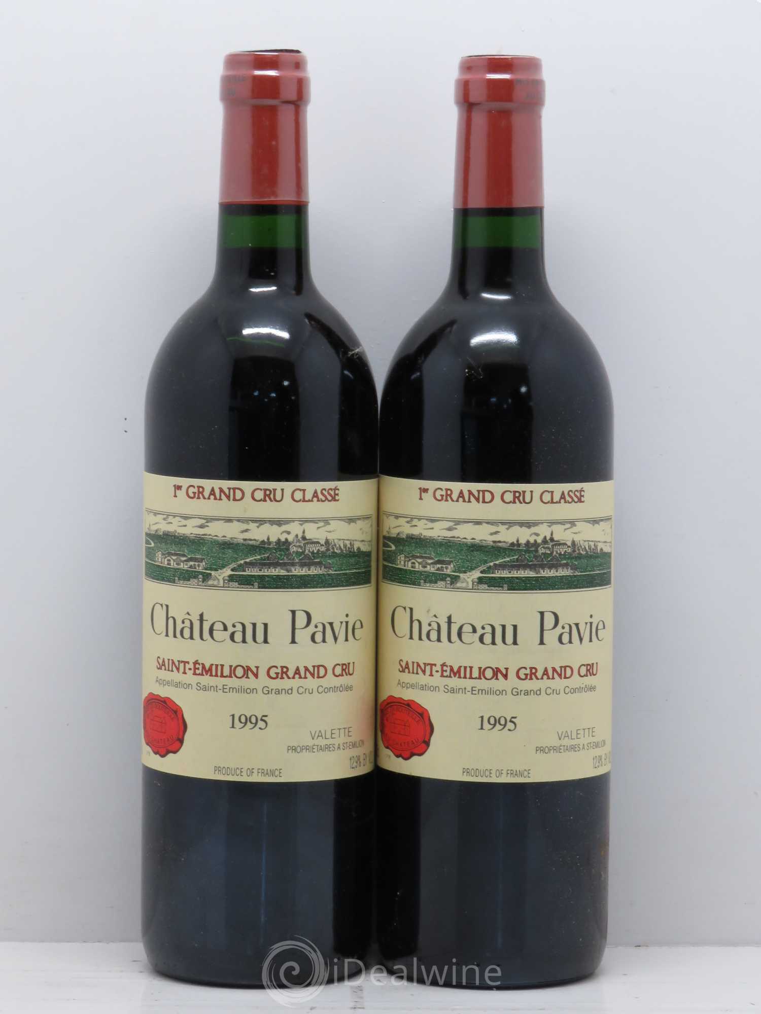 Château Pavie 1er Grand Cru Classé A 1995 - Lot de 2 bouteilles - 0