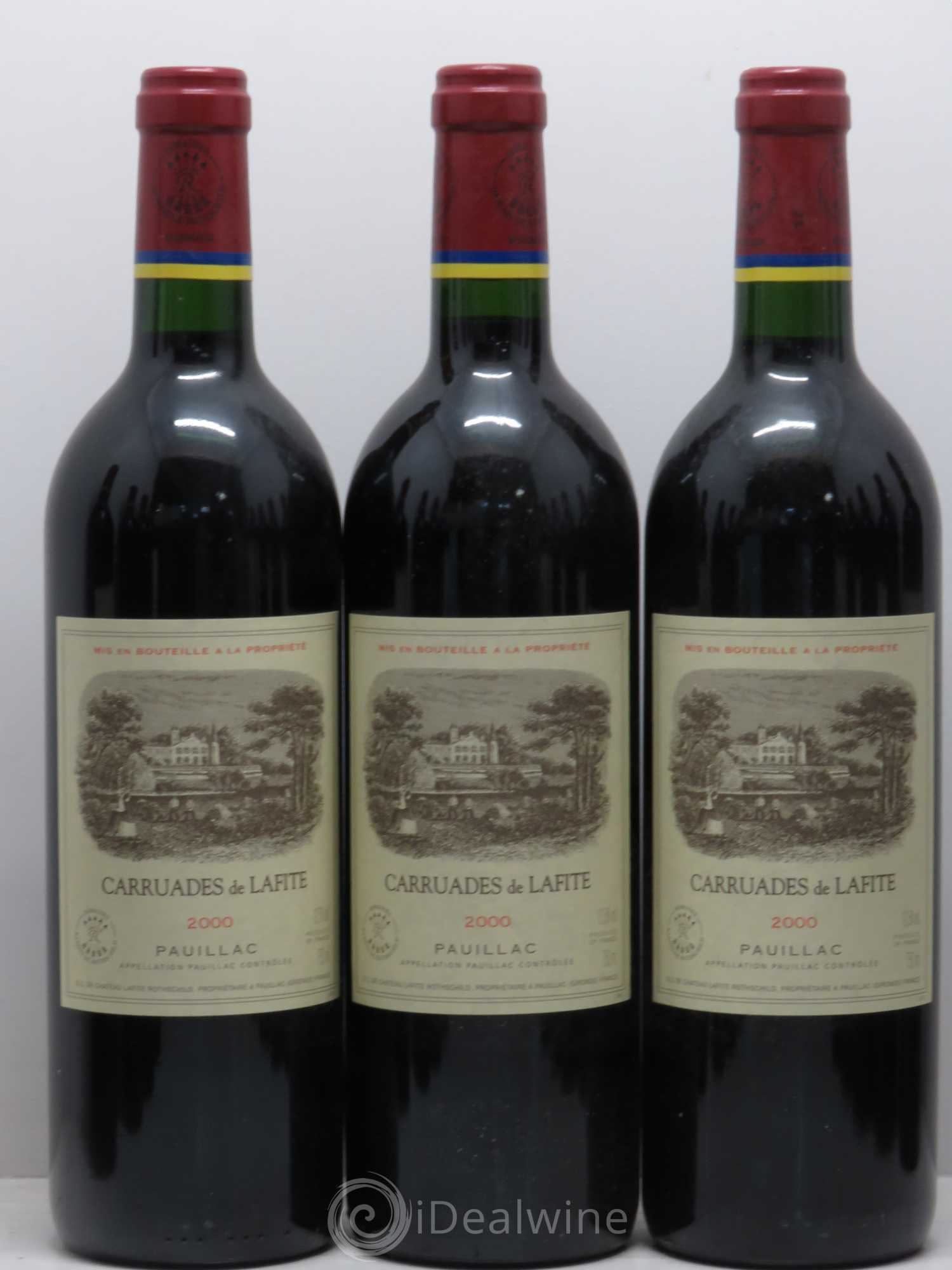 Carruades de Lafite Rothschild Second Vin 2000 - Lot de 12 bouteilles - 1