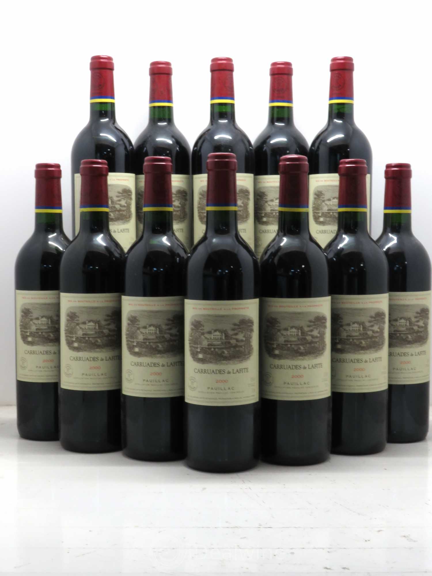 Carruades de Lafite Rothschild Second Vin 2000 - Lot de 12 bouteilles - 0