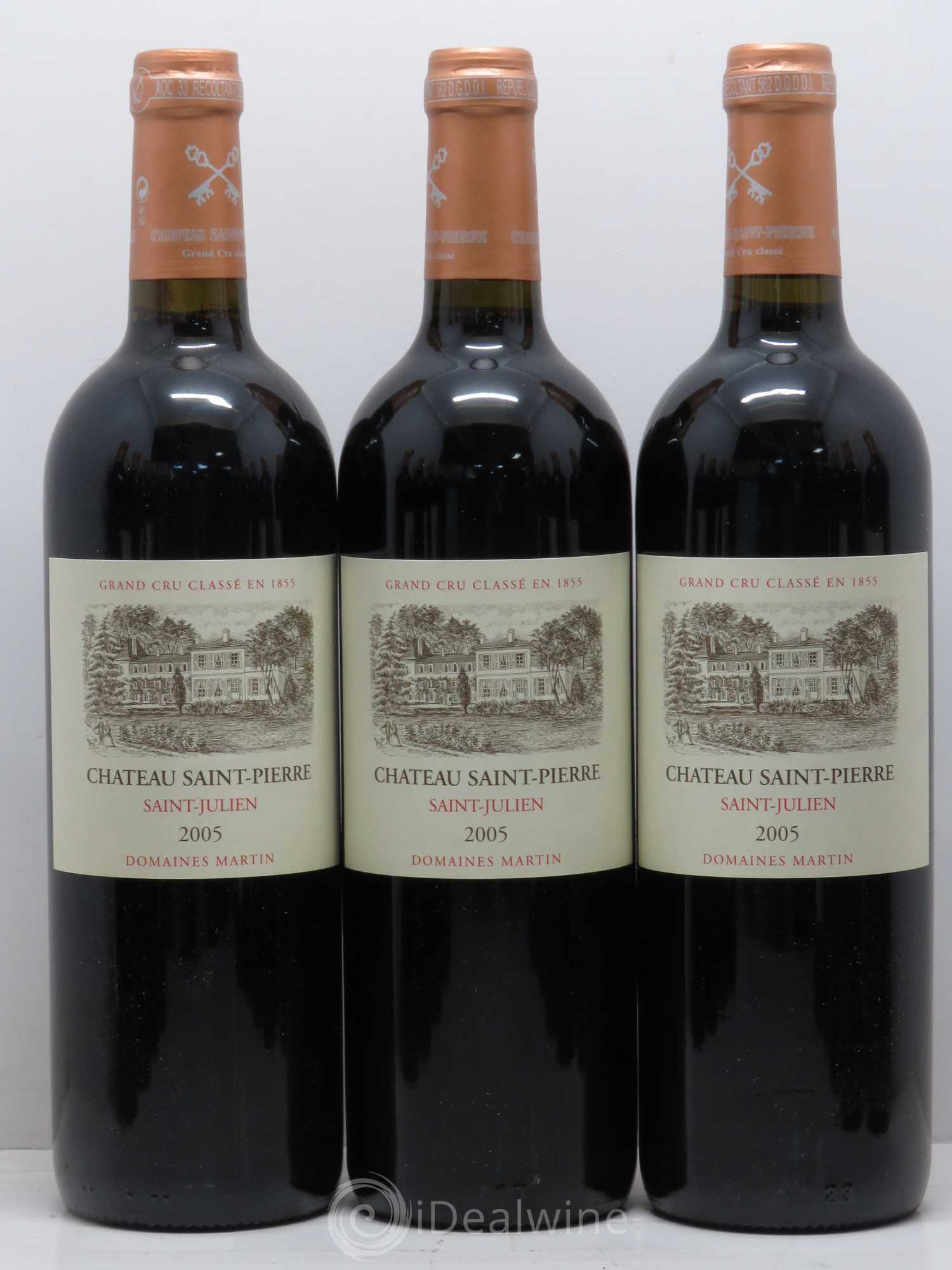 Château Saint-Pierre 4ème Grand Cru Classé 2005 - Lot de 12 bouteilles - 1