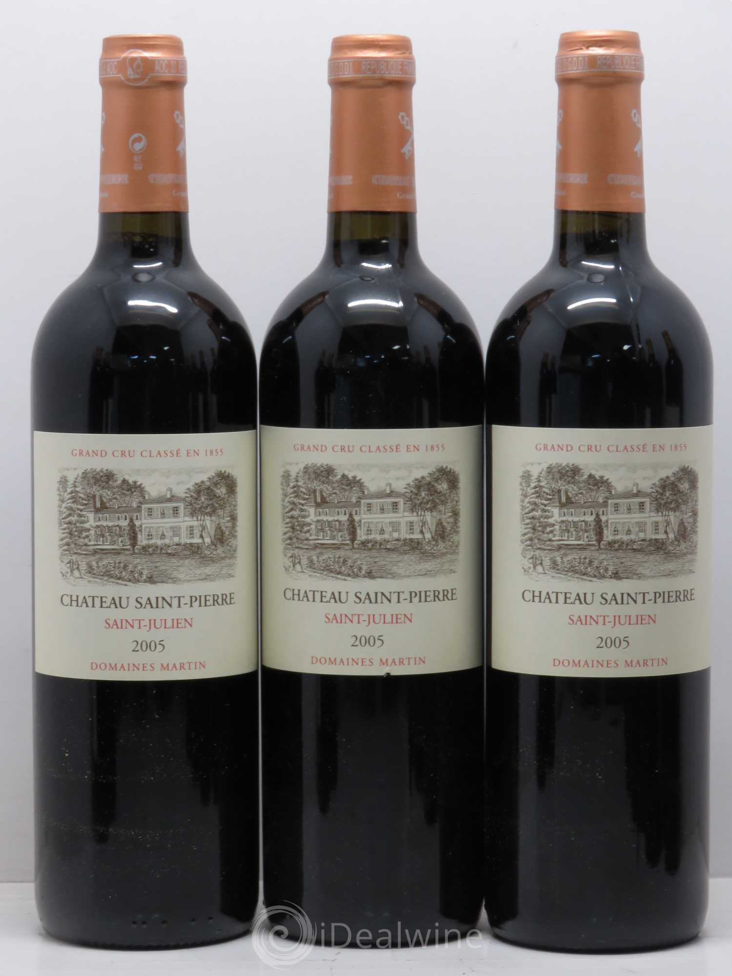 Château Saint-Pierre 4ème Grand Cru Classé 2005 - Lot de 12 bouteilles - 2
