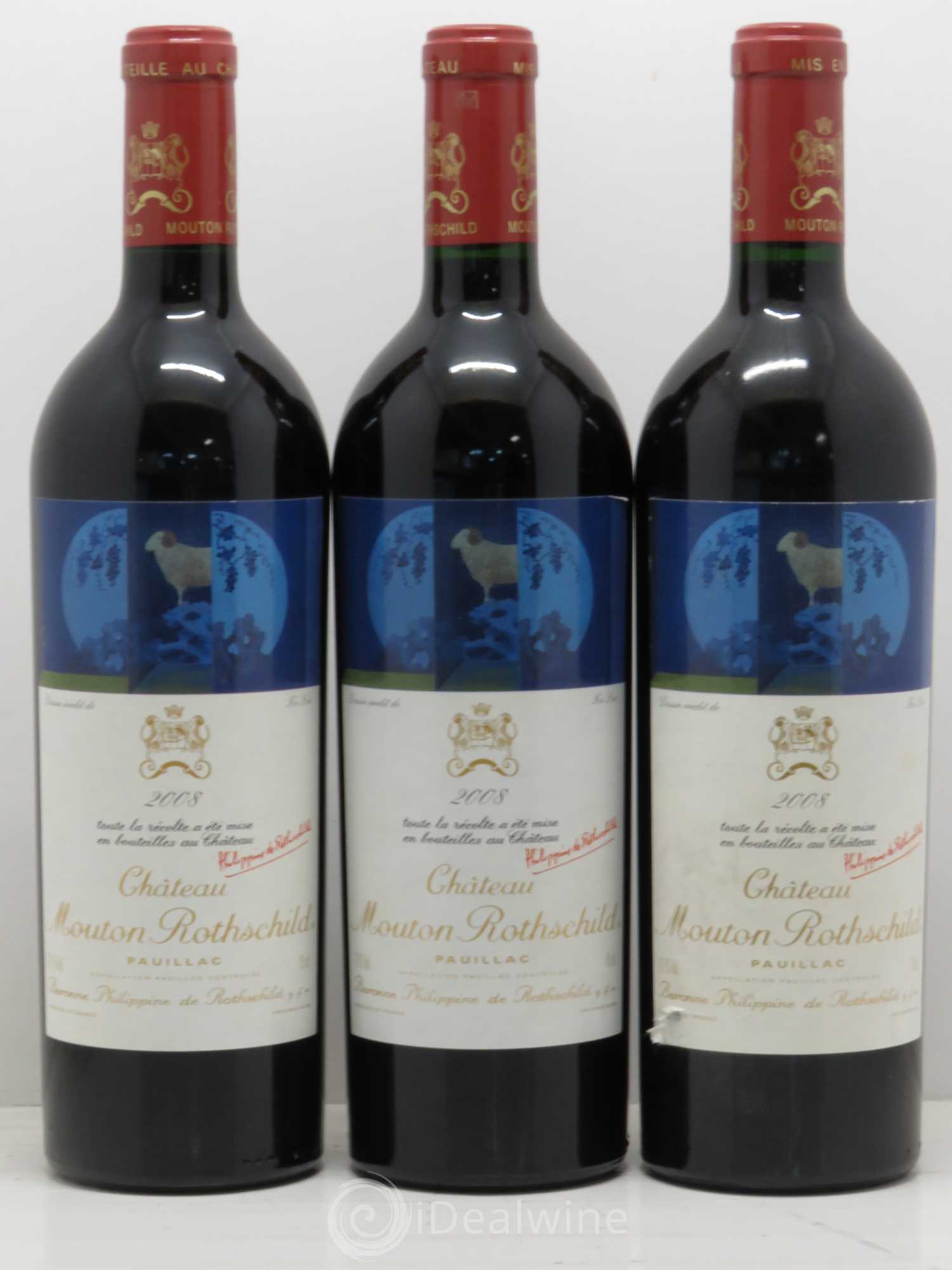 Château Mouton Rothschild 1er Grand Cru Classé 2008 - Lot de 6 bouteilles - 2