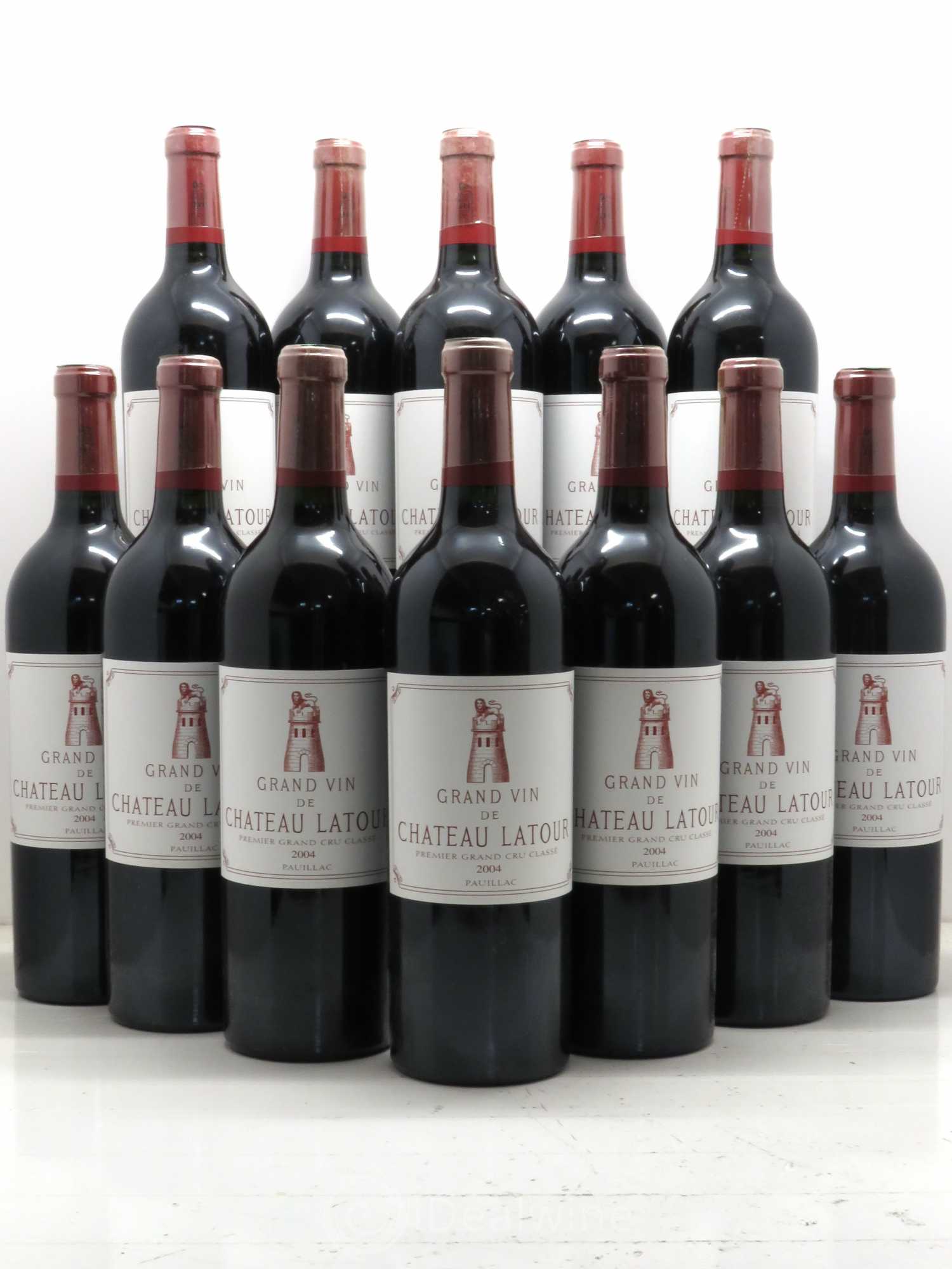 Château Latour 1er Grand Cru Classé 2004 - Lot de 12 bouteilles - 0