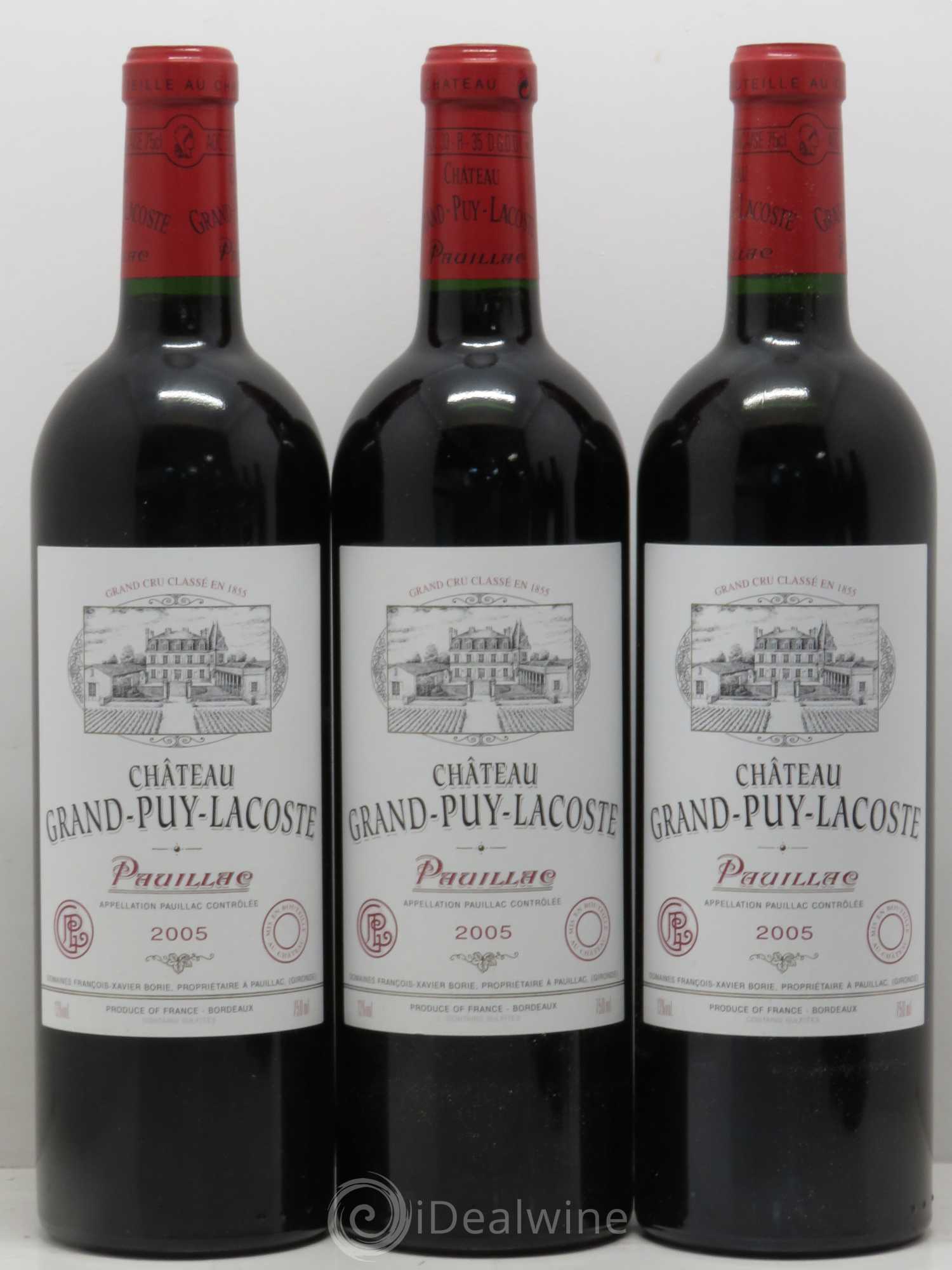 Château Grand Puy Lacoste 5ème Grand Cru Classé 2005 - Lot de 12 bouteilles - 3
