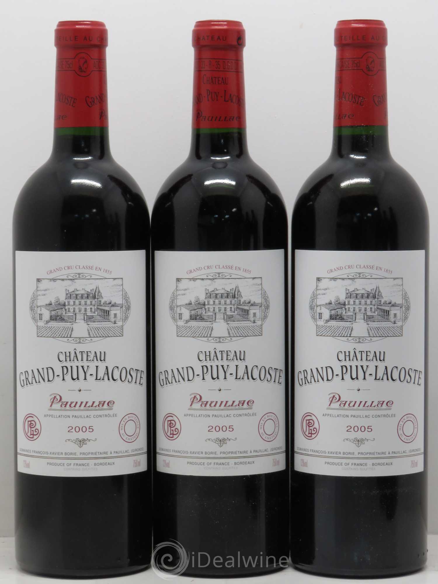 Château Grand Puy Lacoste 5ème Grand Cru Classé 2005 - Lot de 12 bouteilles - 4