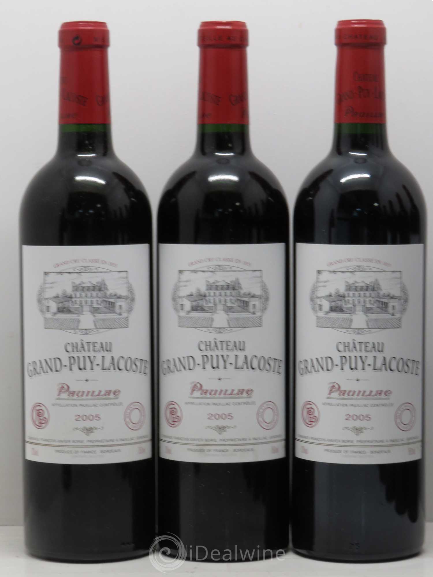 Château Grand Puy Lacoste 5ème Grand Cru Classé 2005 - Lot de 12 bouteilles - 2
