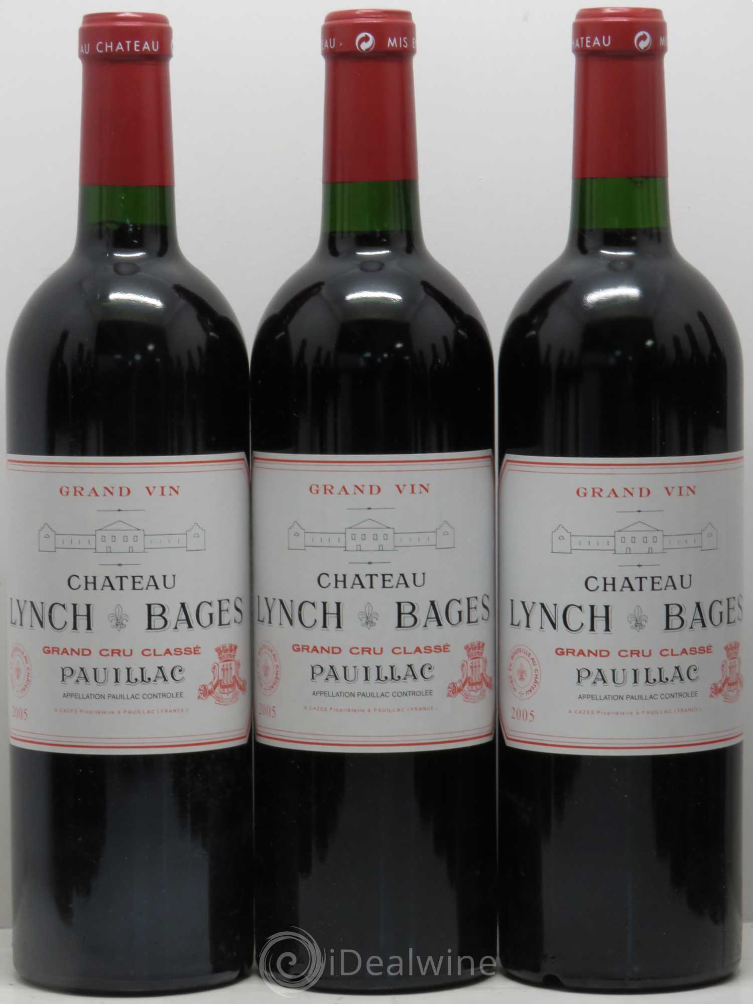 Château Lynch Bages 5ème Grand Cru Classé 2005 - Lot de 12 bouteilles - 1