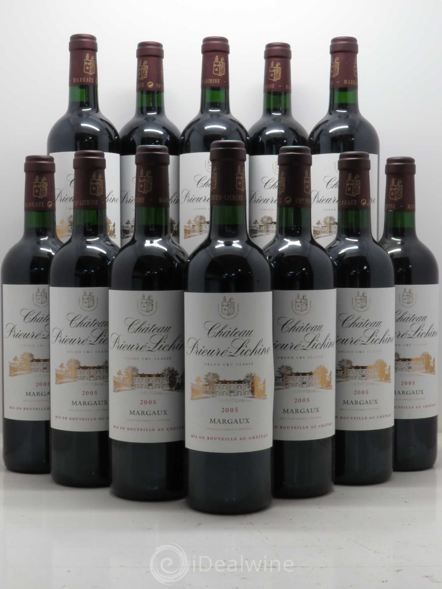 Château Prieuré Lichine 4ème Grand Cru Classé 2005 - Lot de 12 bouteilles - 0