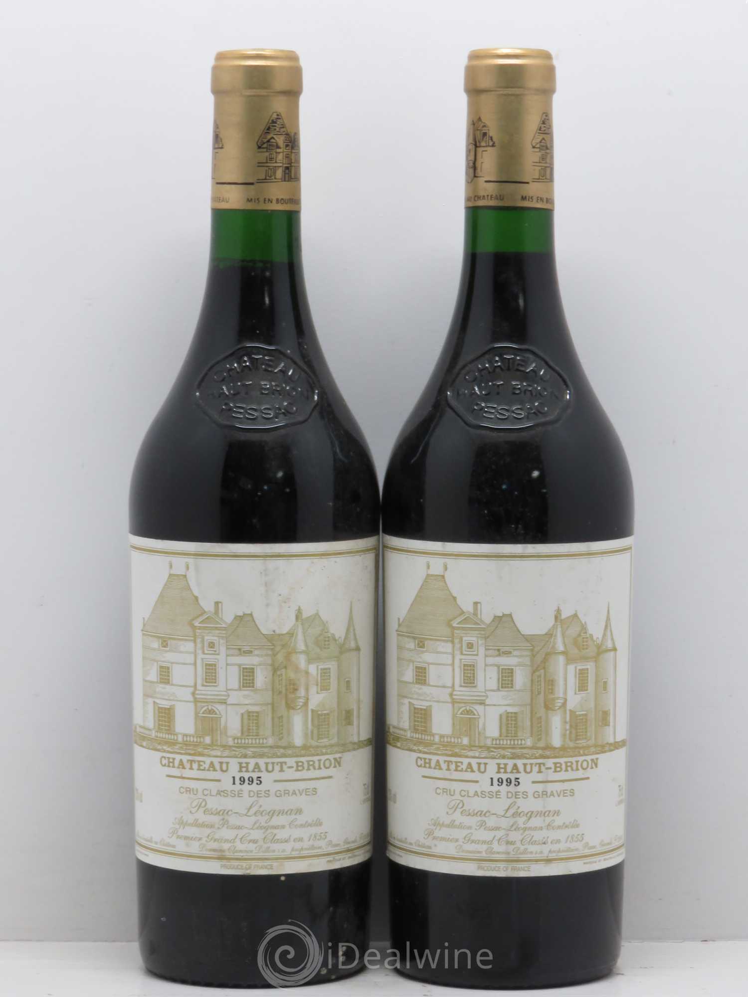 Château Haut Brion 1er Grand Cru Classé 1995 - Lot de 2 bouteilles - 0