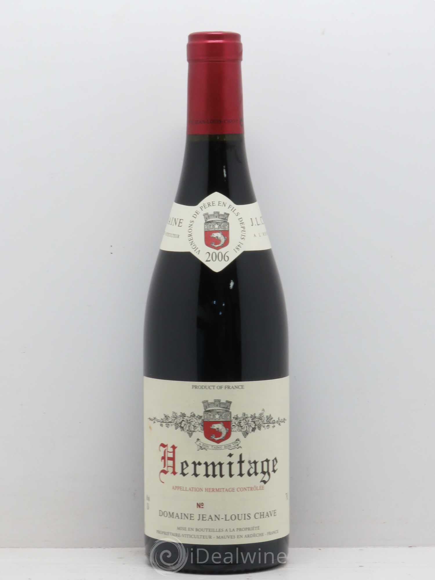 Hermitage Jean-Louis Chave 2006 - Lot de 1 bouteille - 0