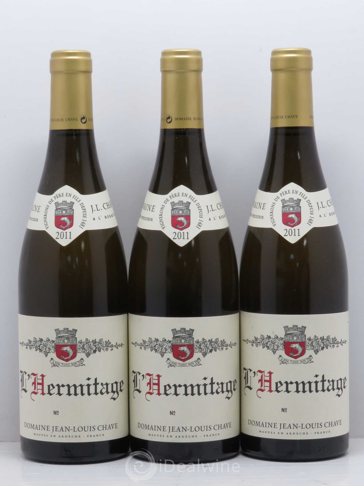 Hermitage Jean-Louis Chave 2011 - Lot de 3 bouteilles - 0