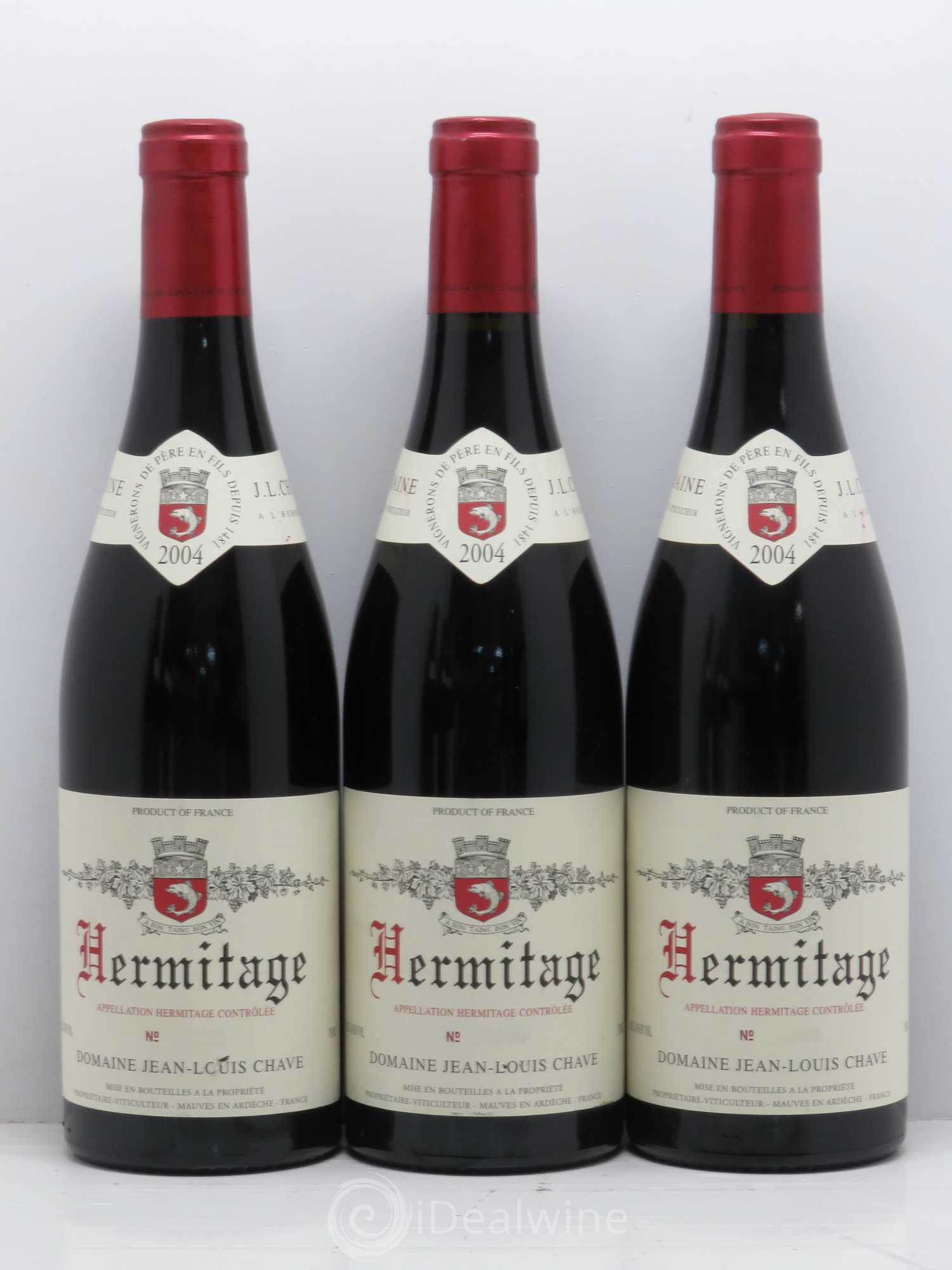 Hermitage Jean-Louis Chave 2004 - Lot de 6 bouteilles - 1