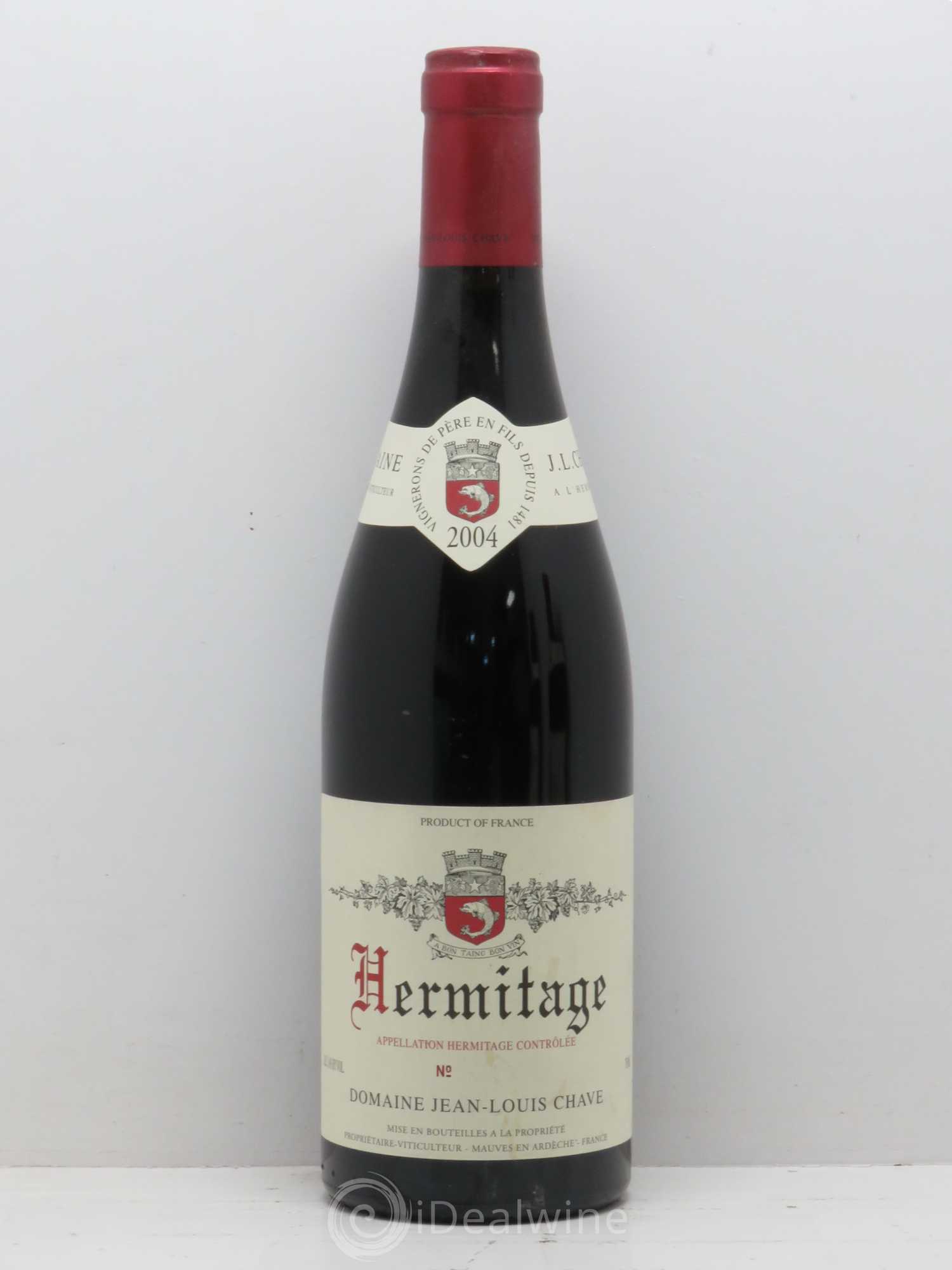 Hermitage Jean-Louis Chave 2004 - Lot de 1 bouteille - 0