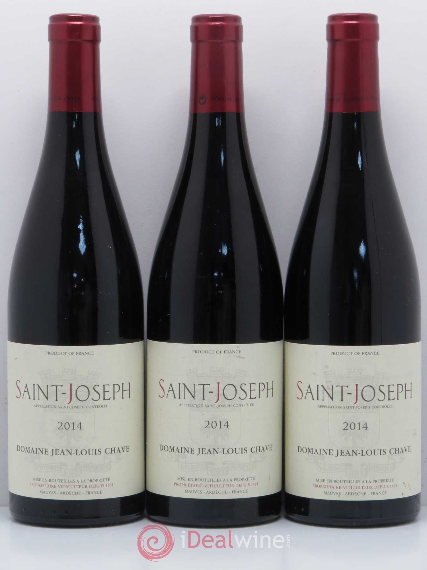 Saint-Joseph Jean-Louis Chave 2014 - Lot de 6 bouteilles - 1