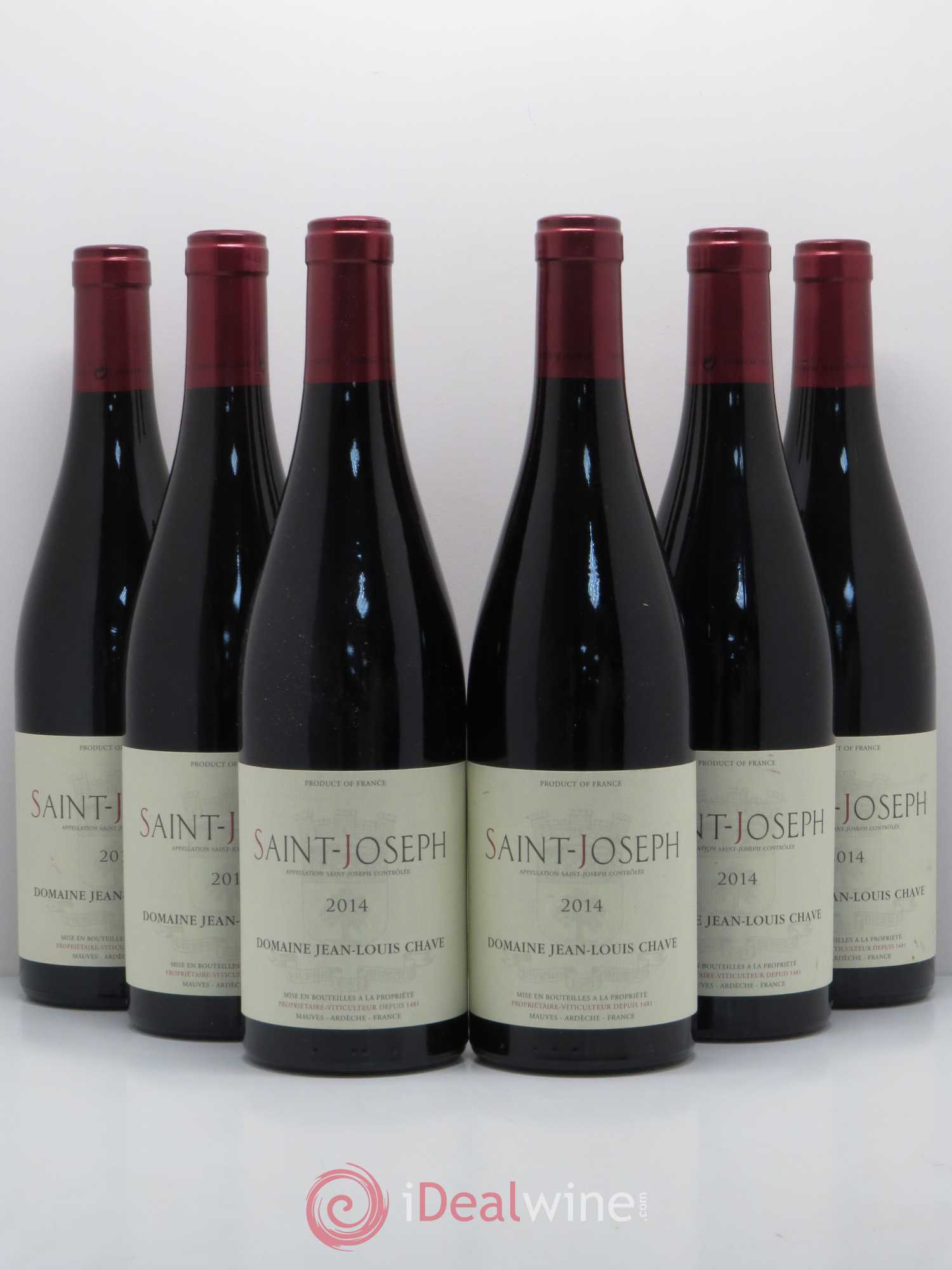 Saint-Joseph Jean-Louis Chave 2014 - Lot de 6 bouteilles - 0