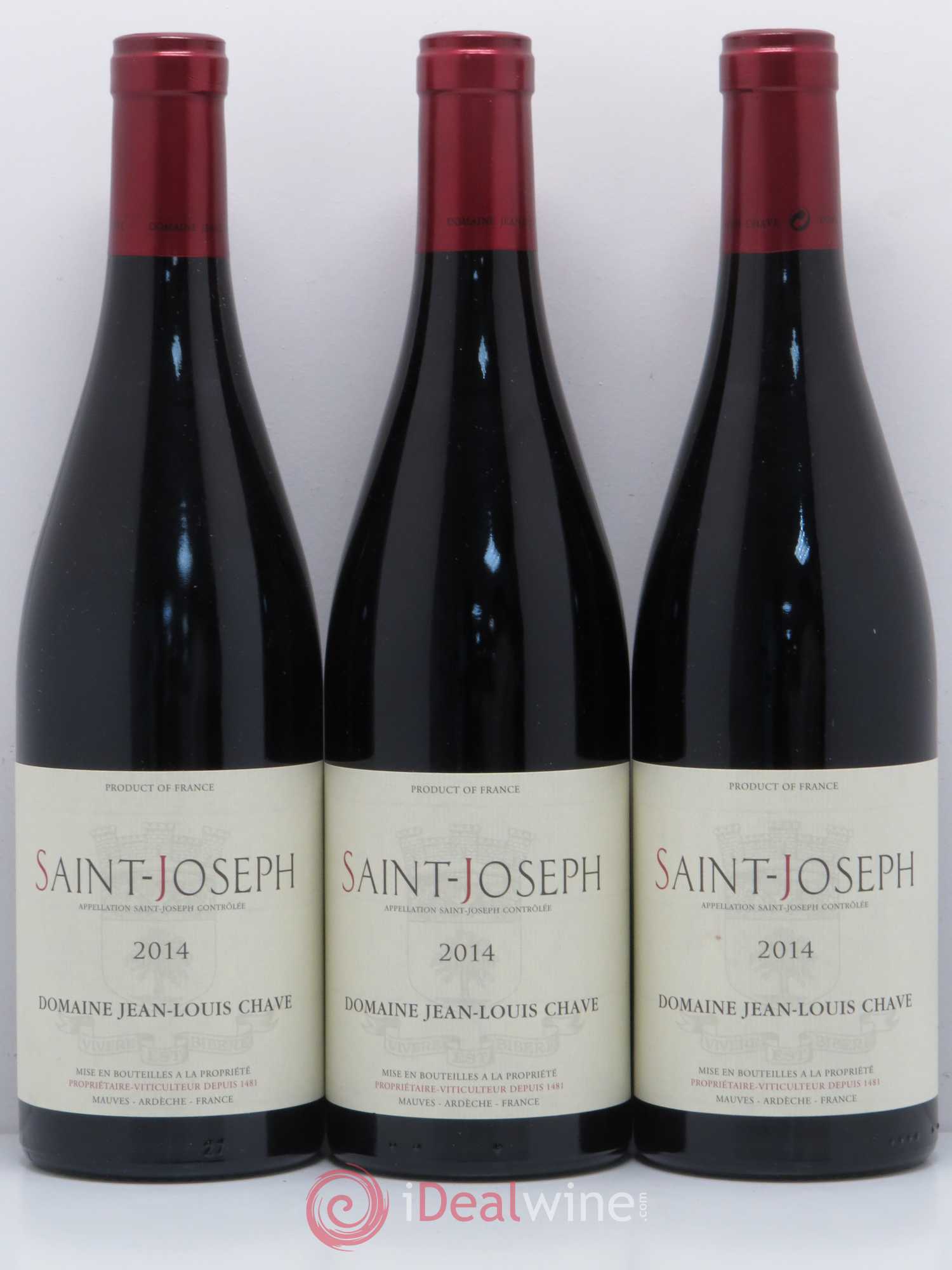 Saint-Joseph Jean-Louis Chave 2014 - Lot de 6 bouteilles - 1