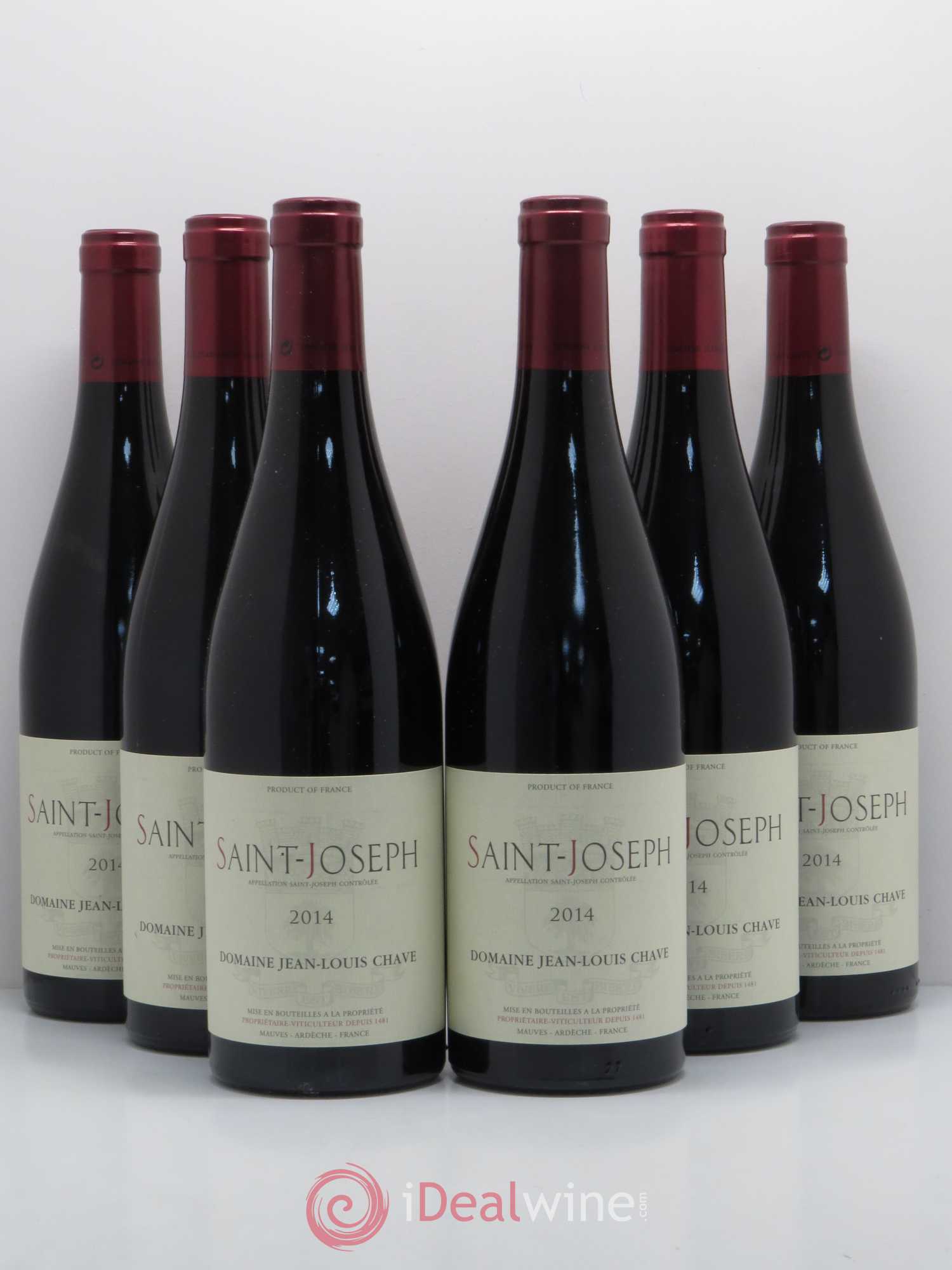 Saint-Joseph Jean-Louis Chave 2014 - Lot de 6 bouteilles - 0